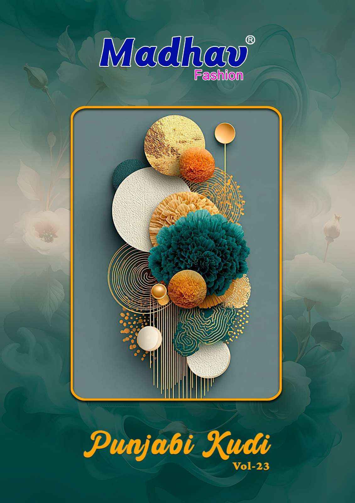 Madhav Fashion Punjabi Kudi Vol 23 Pure Cotton Salwar Kameez Wholesale Wholesale Rate ( 10 Pcs Catalog )