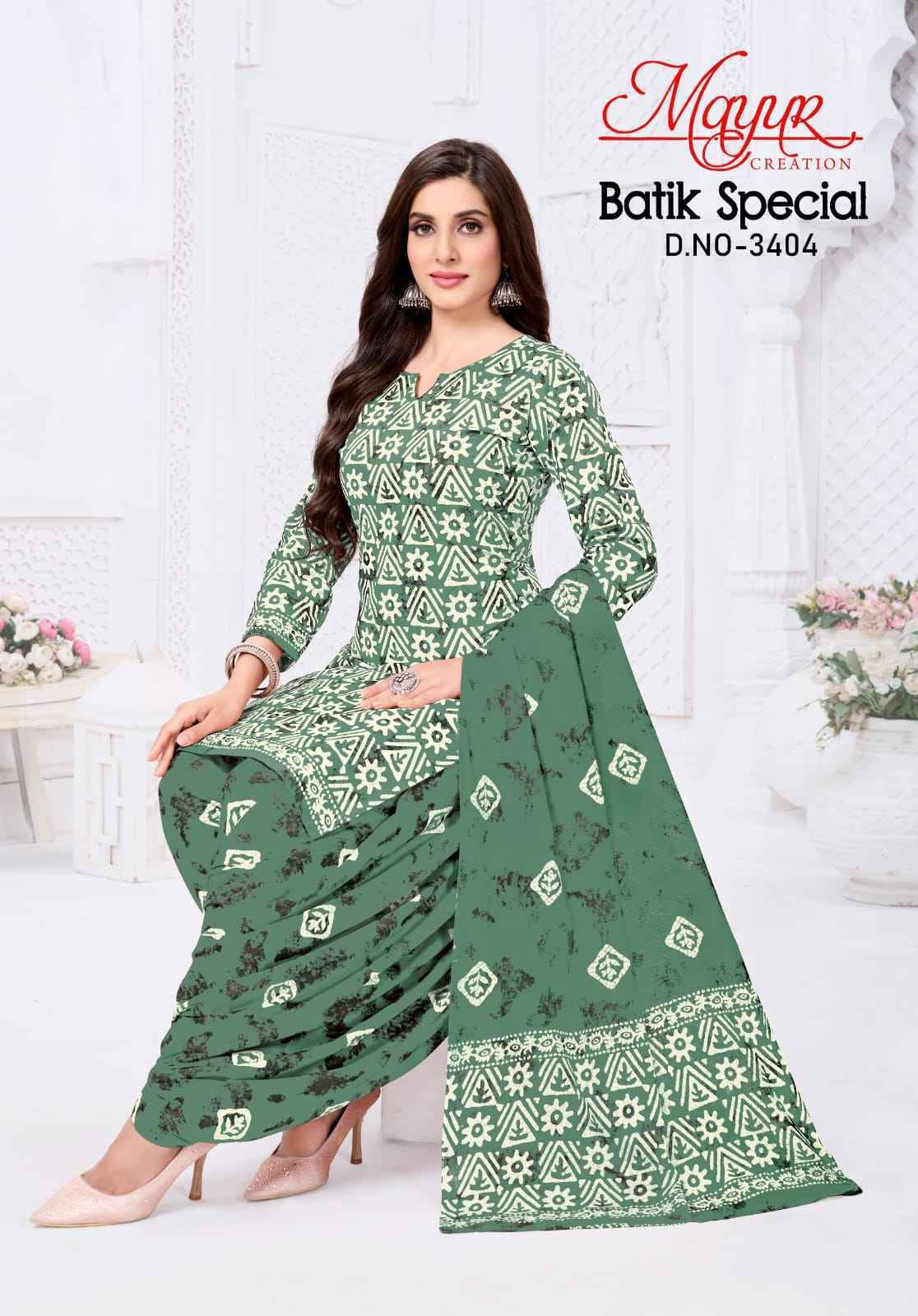 Mayur Batik Special Vol 34 Cotton Dress Material Wholesale Price 10 pcs Catalogue