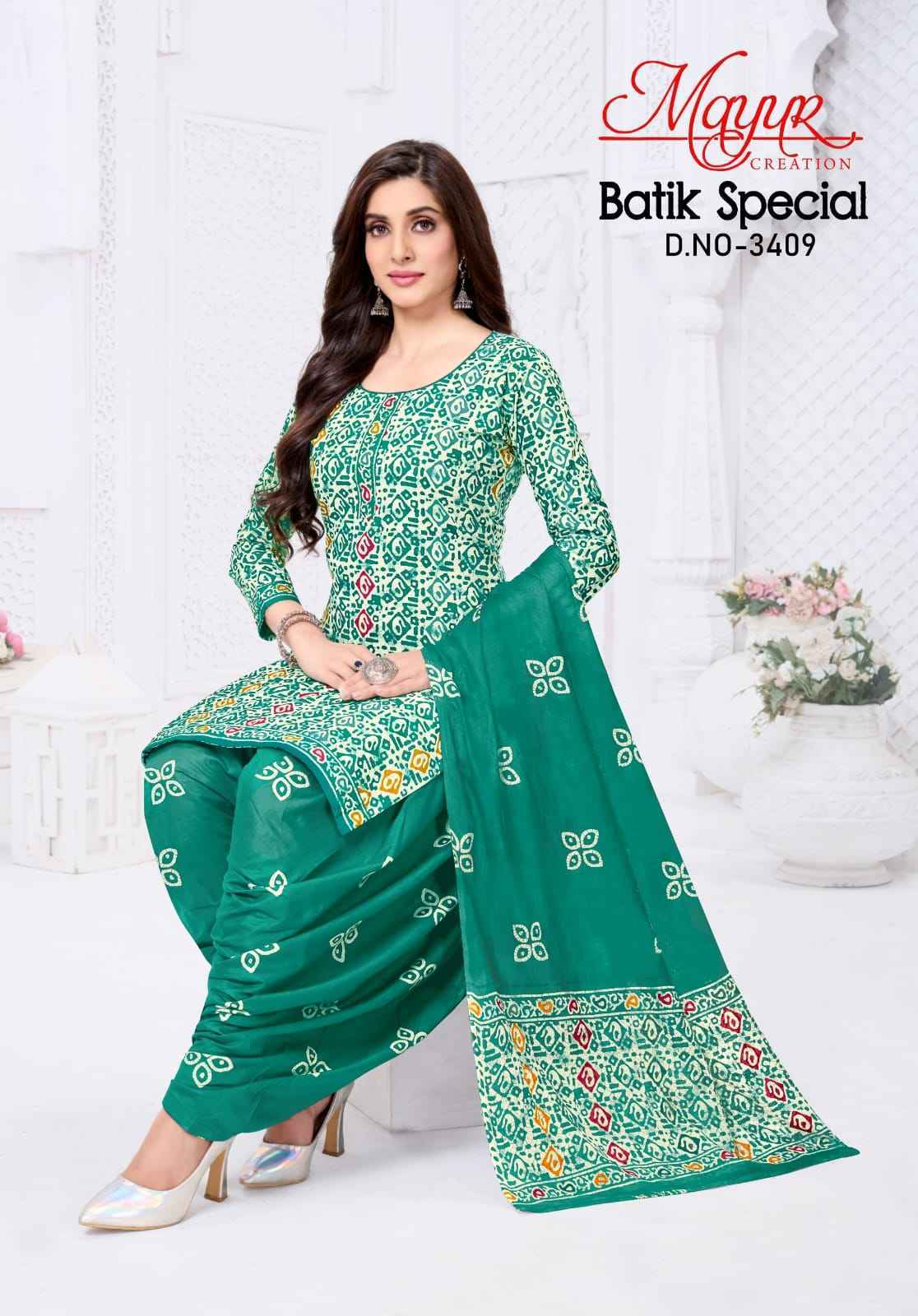 Mayur Batik Special Vol 34 Cotton Dress Material Wholesale Price 10 pcs Catalogue