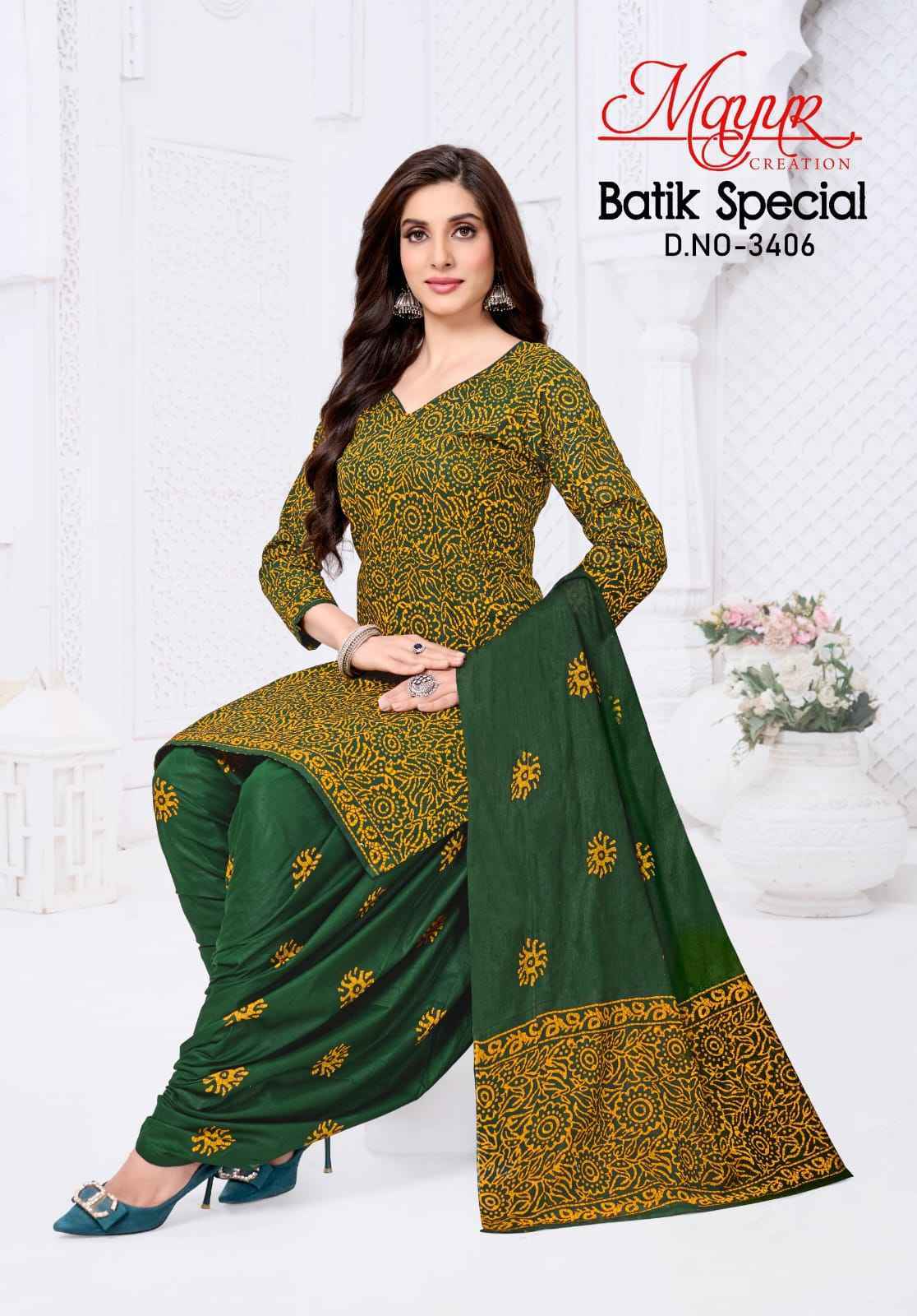 Mayur Batik Special Vol 34 Cotton Dress Material Wholesale Price 10 pcs Catalogue