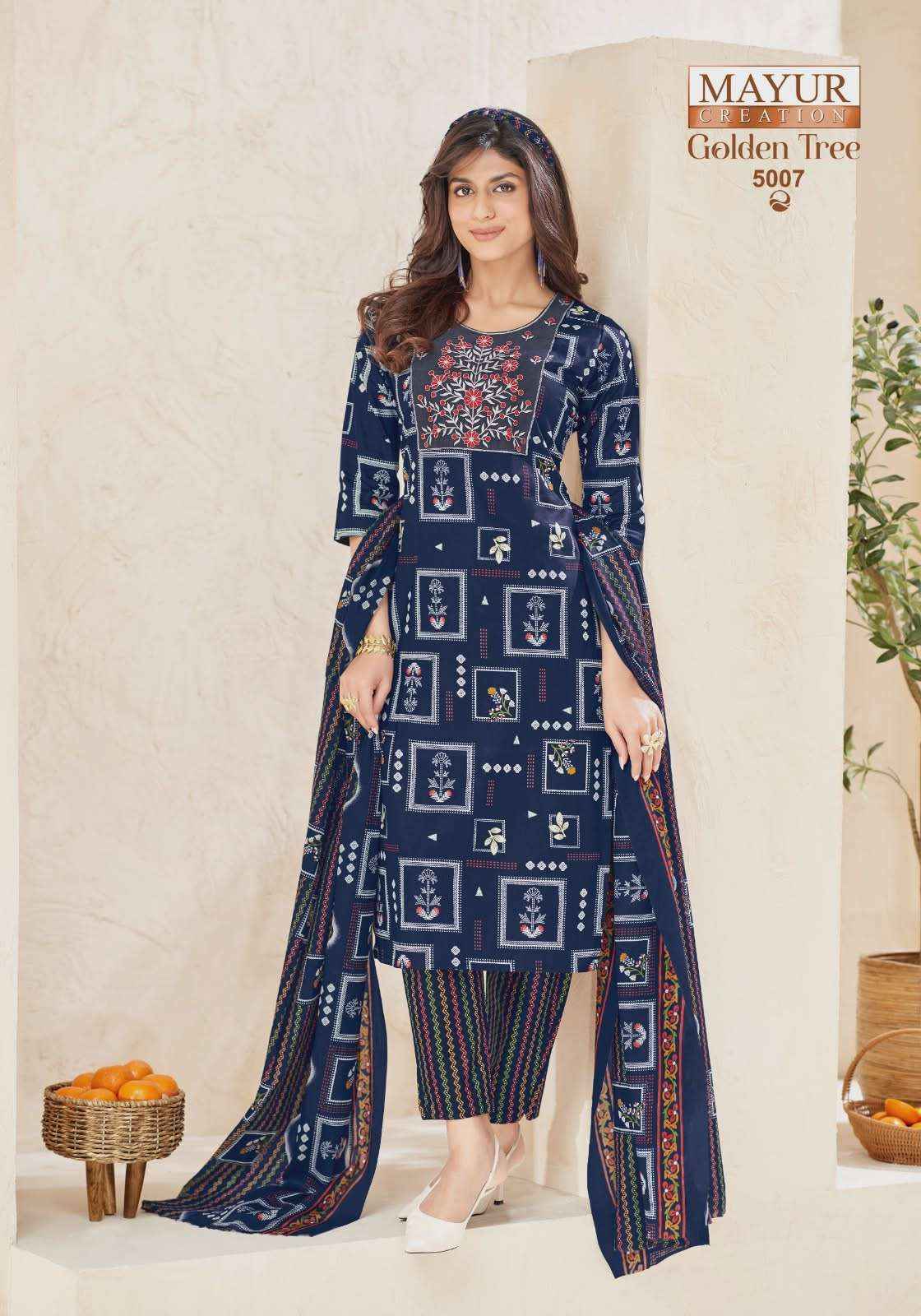 Mayur Golden Tree Vol 5 Cotton Readymade suits wholesale Price (10 pcs Catalogue )