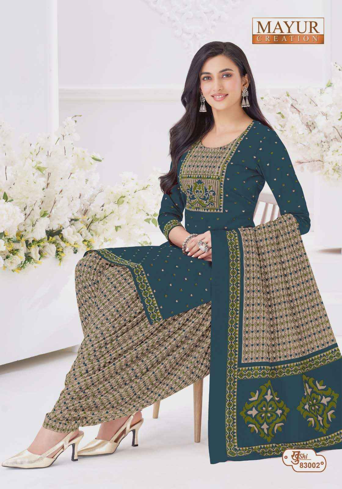 Mayur Khushi Vol 83 Patiyala Style Cotton Salwar Kameez Wholesale Rate ( 24 Pcs Catalog )