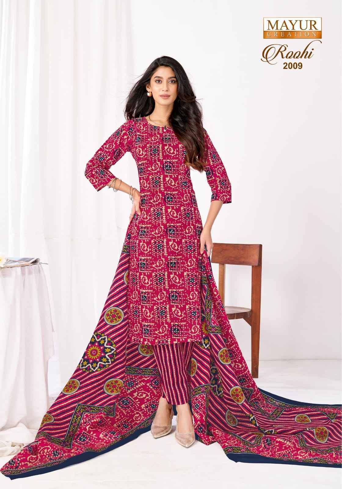 Mayur Roohi Vol 2 Cotton Dress Material Wholesale price 10 pcs Catalogue