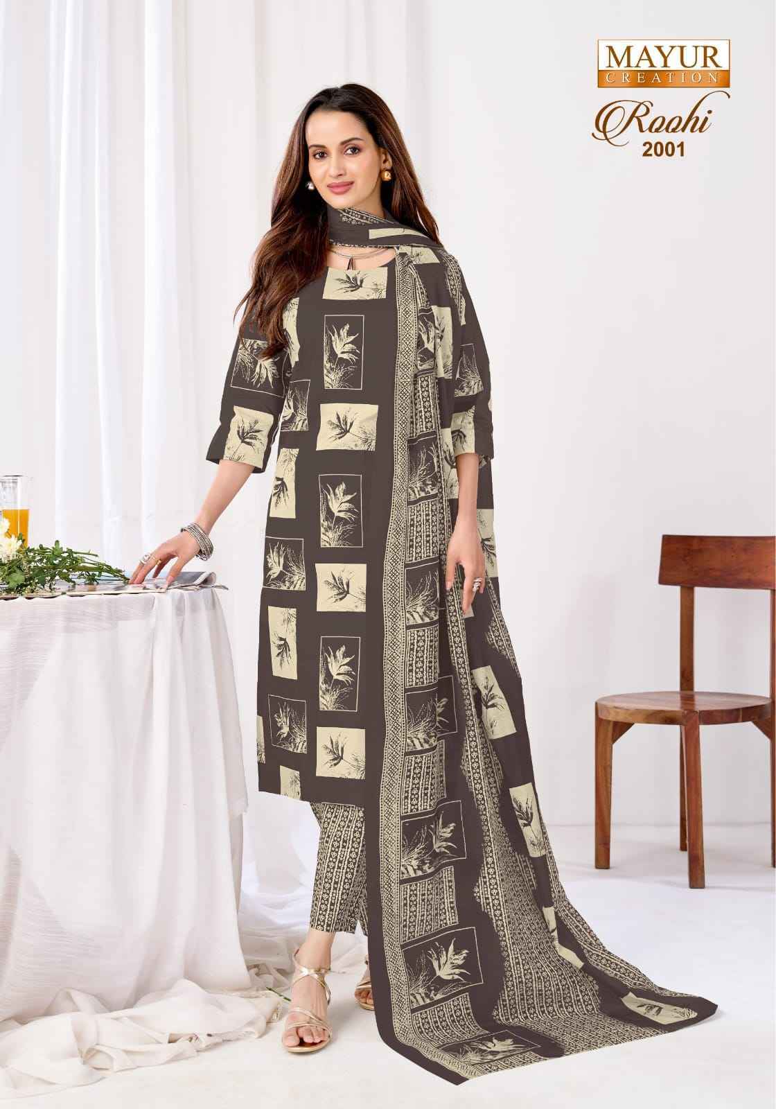 Mayur Roohi Vol 2 Cotton Dress Material Wholesale price 10 pcs Catalogue