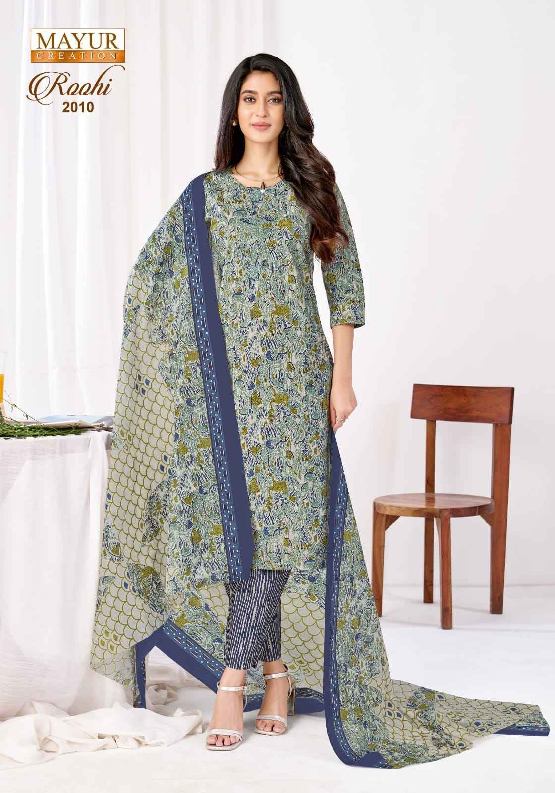 Mayur Roohi Vol 2 Cotton Dress Material Wholesale price 10 pcs Catalogue