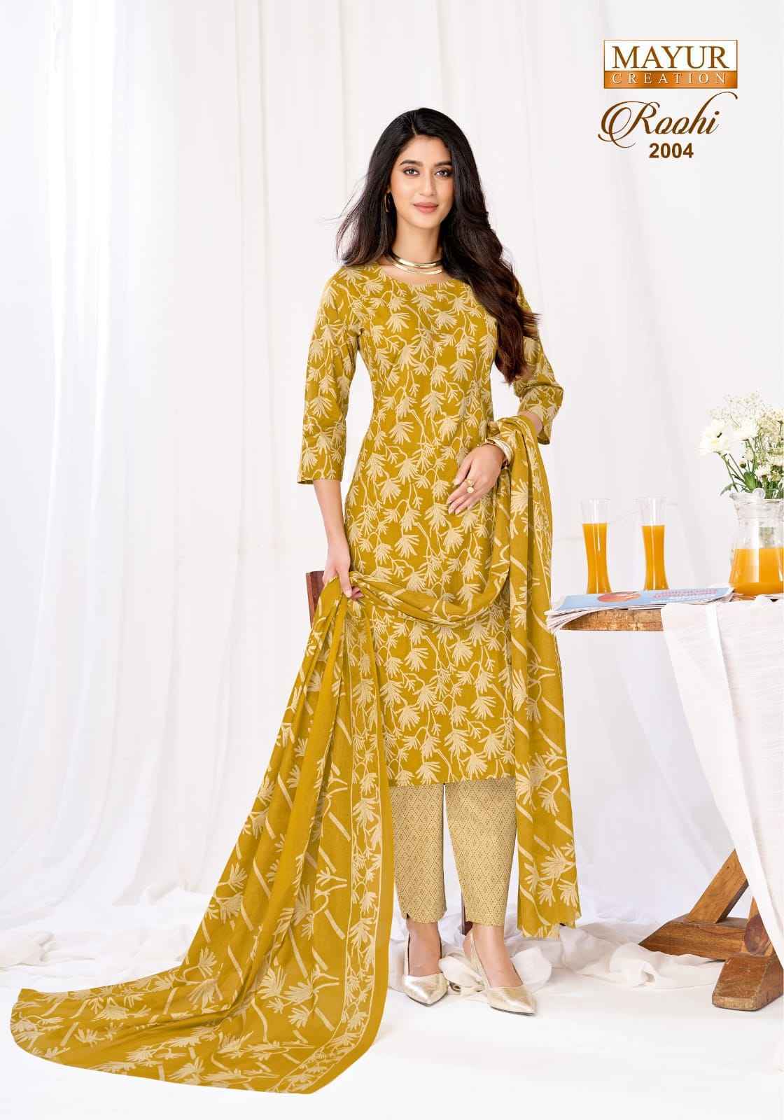 Mayur Roohi Vol 2 Cotton Dress Material Wholesale price 10 pcs Catalogue