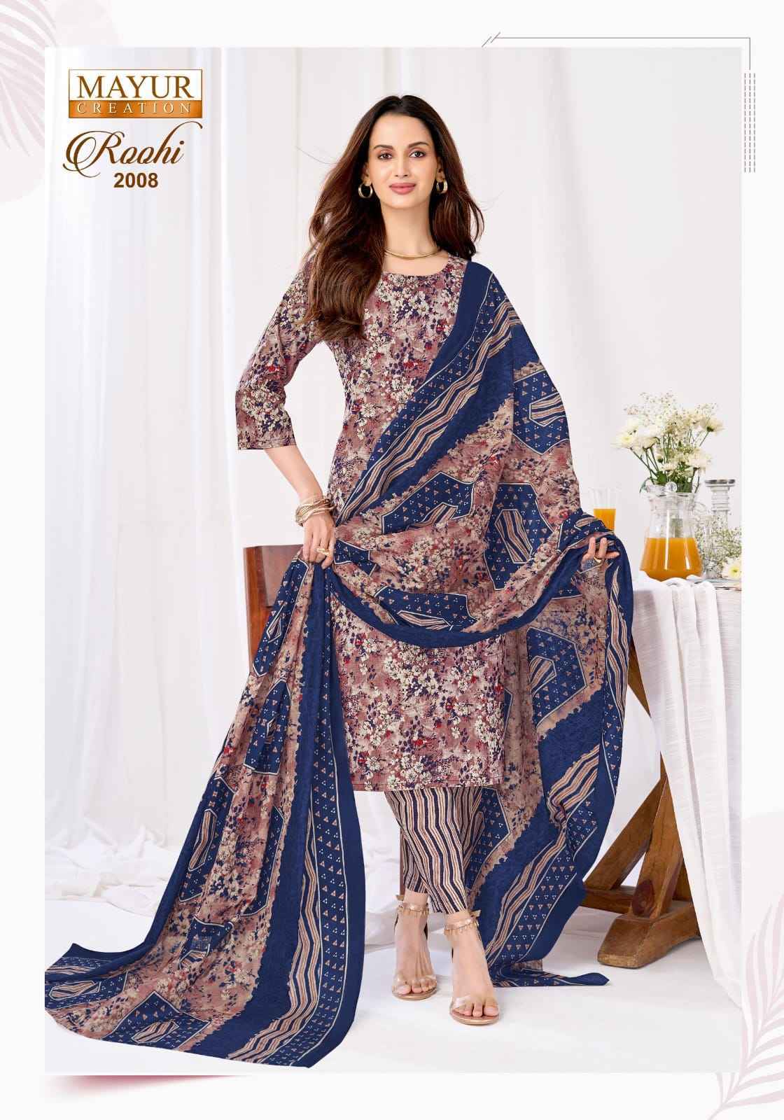 Mayur Roohi Vol 2 Cotton Dress Material Wholesale price 10 pcs Catalogue