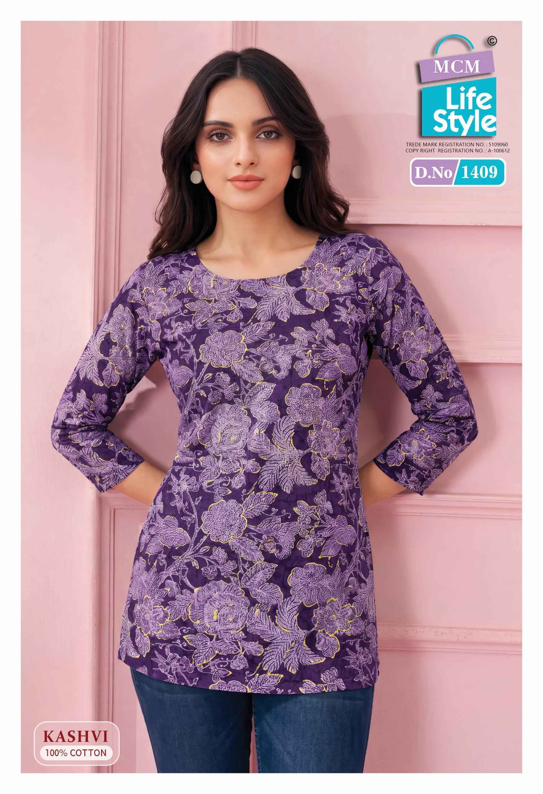 MCM Lifestyle Kashvi Vol 14 Wholesale Cotton Kurti ( 10 pcs Catalogue )