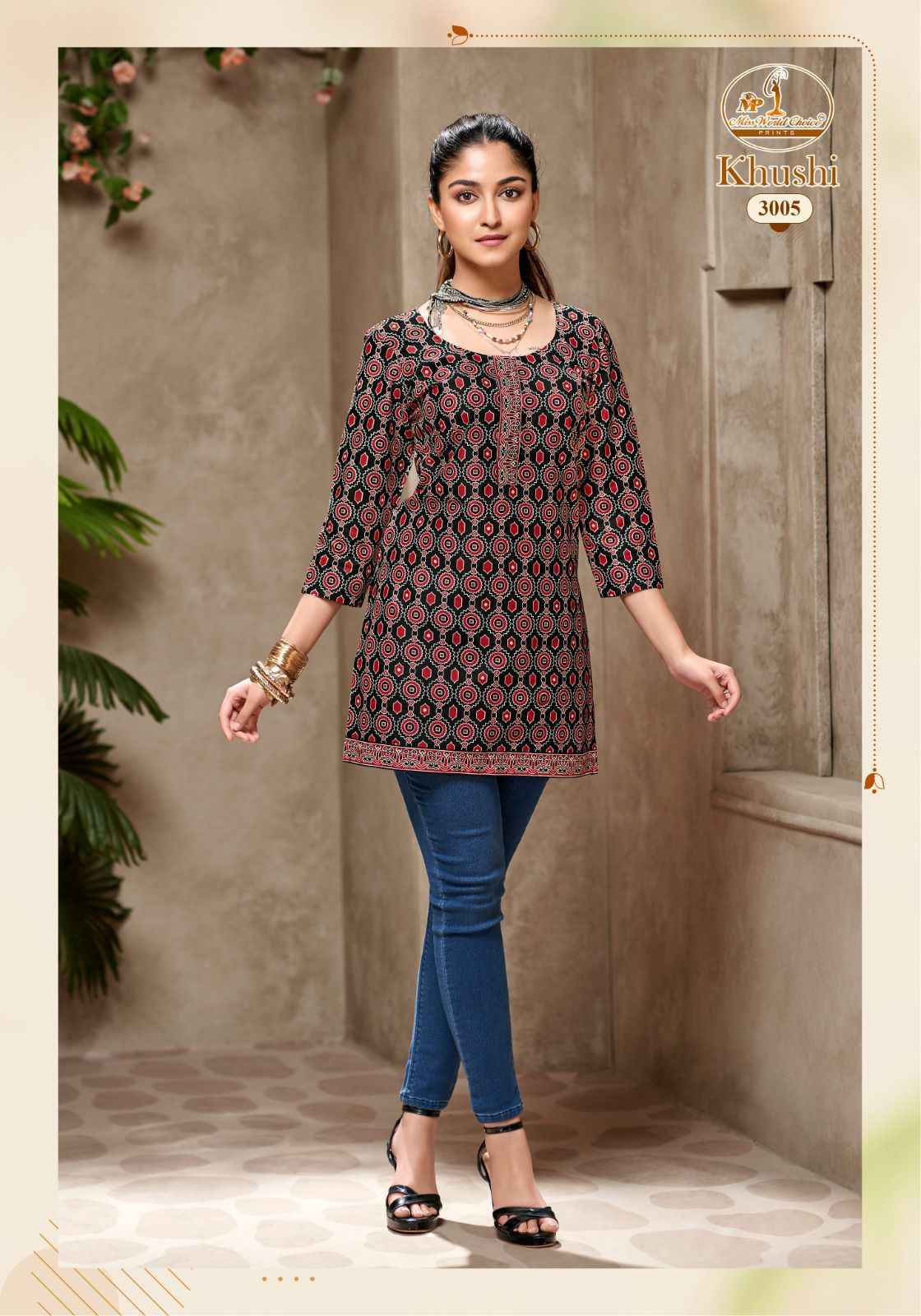 Miss World Khushi Vol 3 Cotton Printed Short Top Wholesale Price ( 10 Pcs Catalogue )