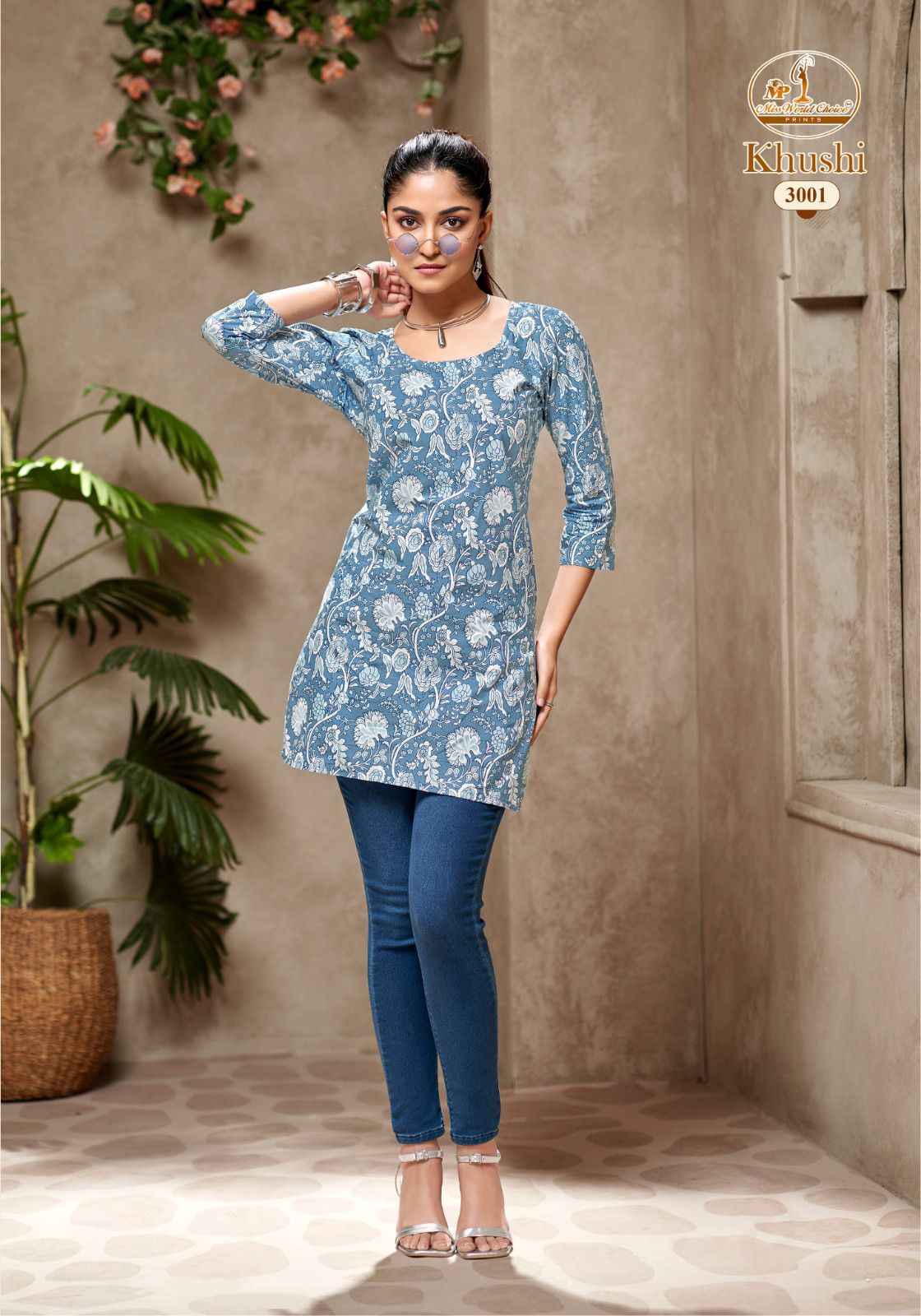 Miss World Khushi Vol 3 Cotton Printed Short Top Wholesale Price ( 10 Pcs Catalogue )