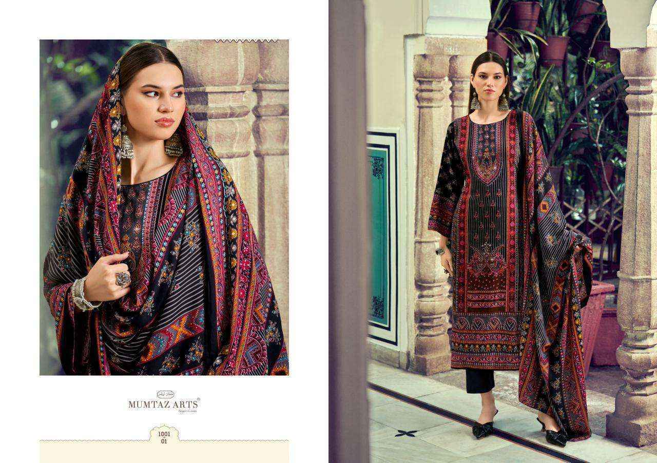 Mumtaz Arts Kashmiri Kali Viscose Rayon Salwar Kameez Wholesale Rate ( 5 Pcs Catalog )