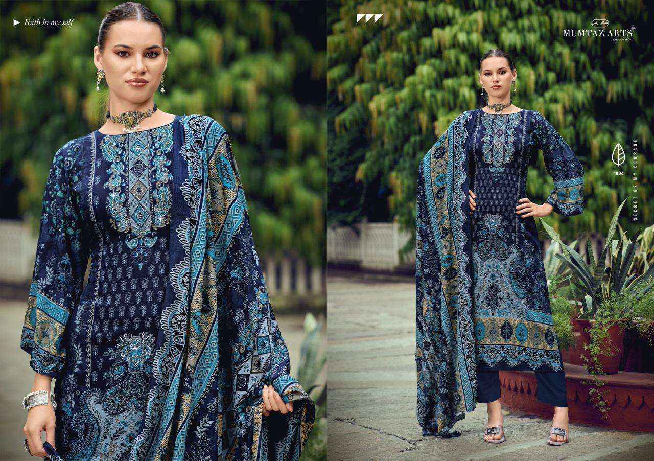 Mumtaz Arts Kashmiri Kali Viscose Rayon Salwar Kameez Wholesale Rate ( 5 Pcs Catalog )