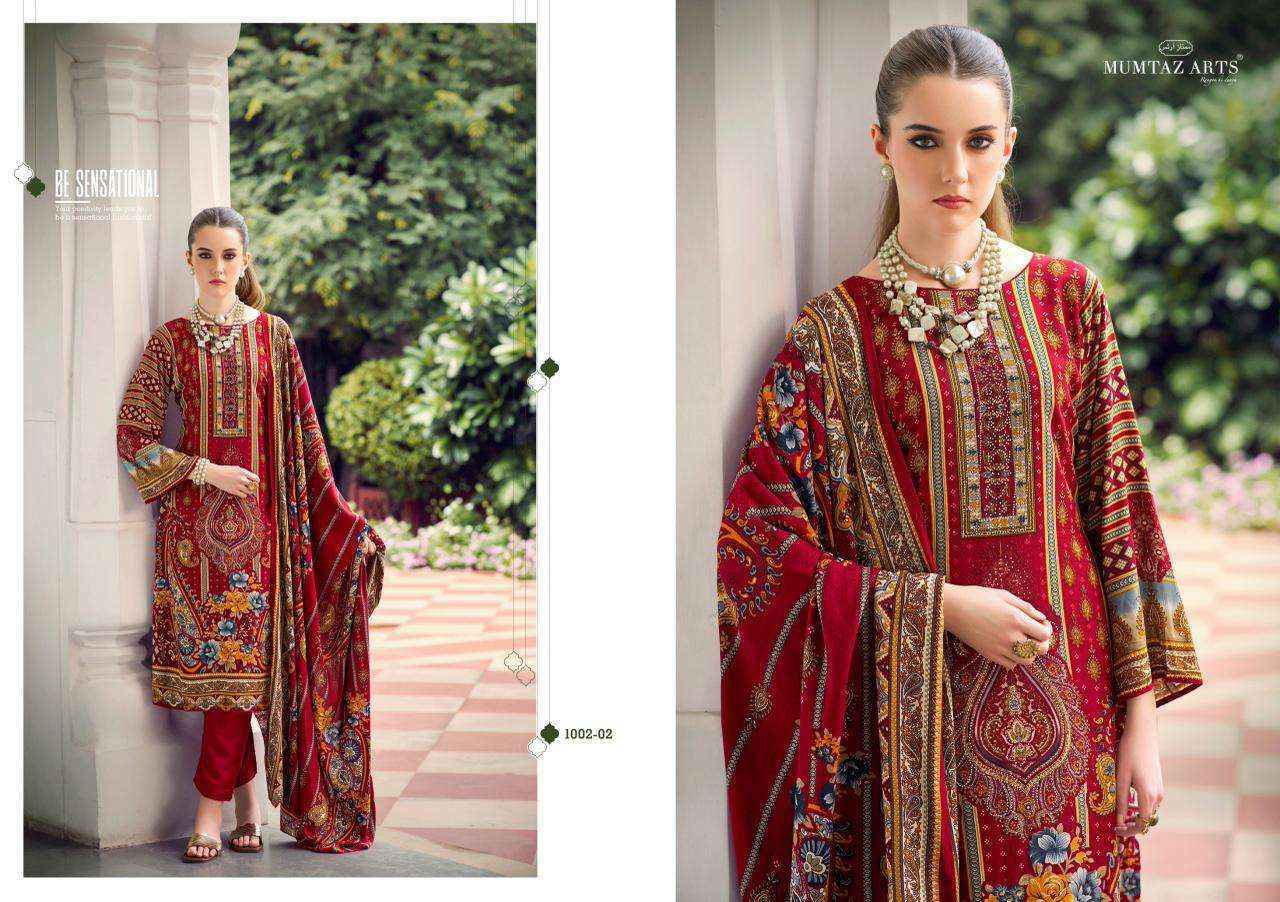 Mumtaz Arts Kashmiri Kali Viscose Rayon Salwar Kameez Wholesale Rate ( 5 Pcs Catalog )
