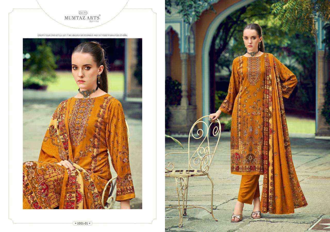 Mumtaz Arts Kashmiri Kali Viscose Rayon Salwar Kameez Wholesale Rate ( 5 Pcs Catalog )