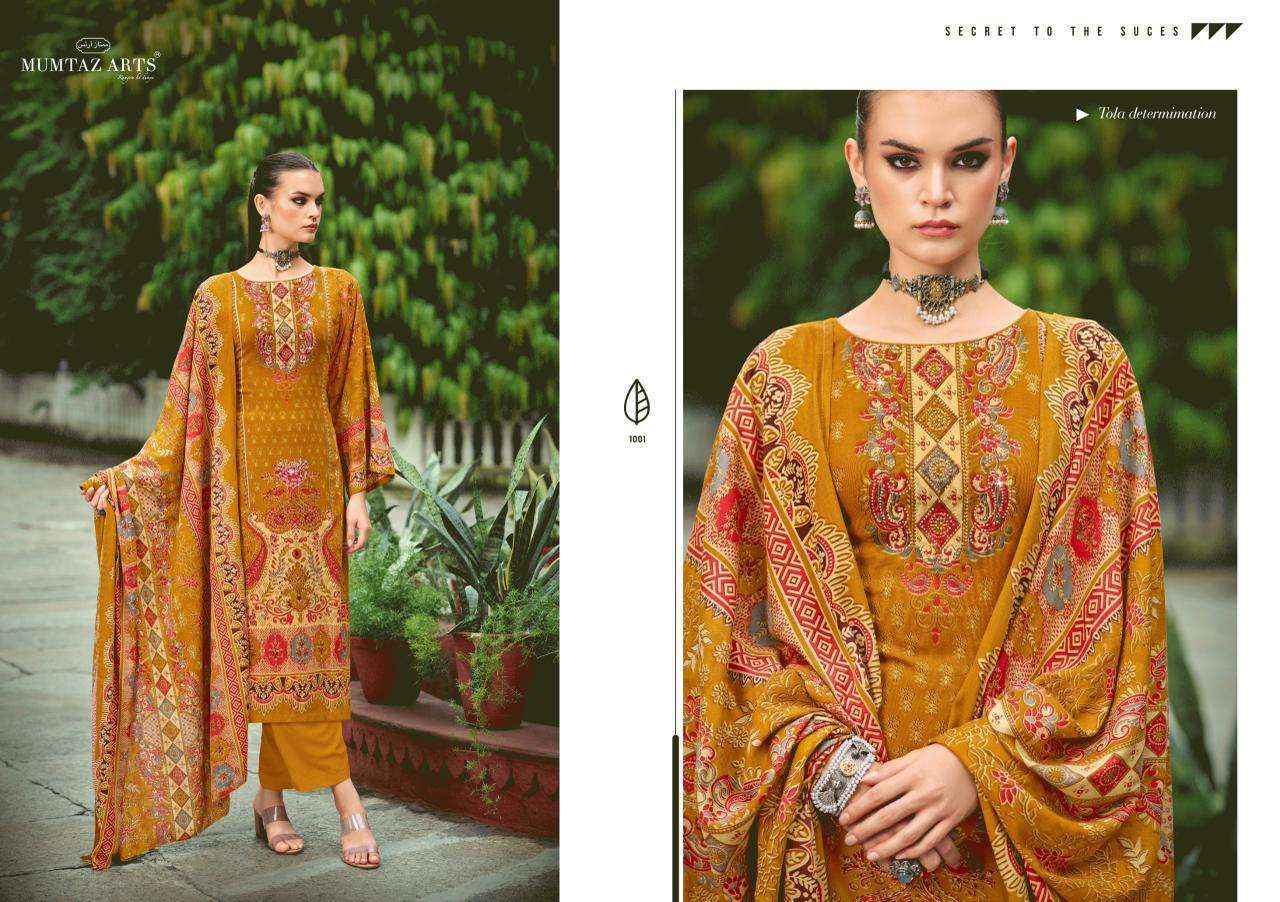 Mumtaz Arts Makhmali Viscose Rayon Salwar Kameez Wholesale Rate ( 5 Pcs Catalog )