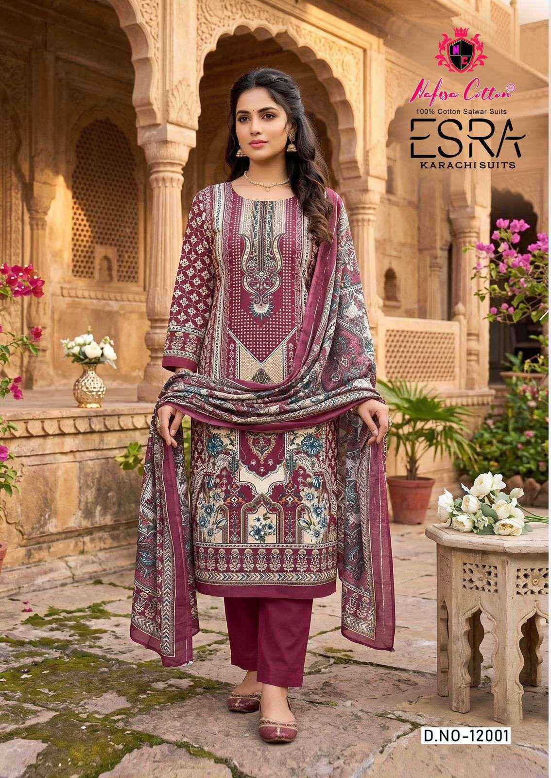 Nafisa Cotton Esra Vol 12 Wholesale Price Surat 6 Pcs Catalogue