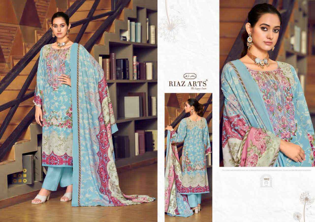 Riaz Arts Musafir Vol 32 Premium Wear Cotton Salwar Kameez Wholesale Rate ( 6 Pcs Catalog )