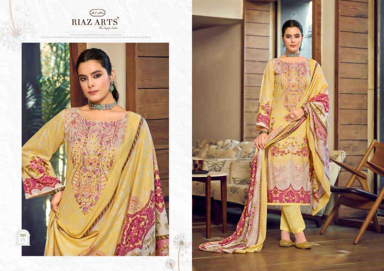 Riaz Arts Musafir Vol 32 Premium Wear Cotton Salwar Kameez Wholesale Rate ( 6 Pcs Catalog )
