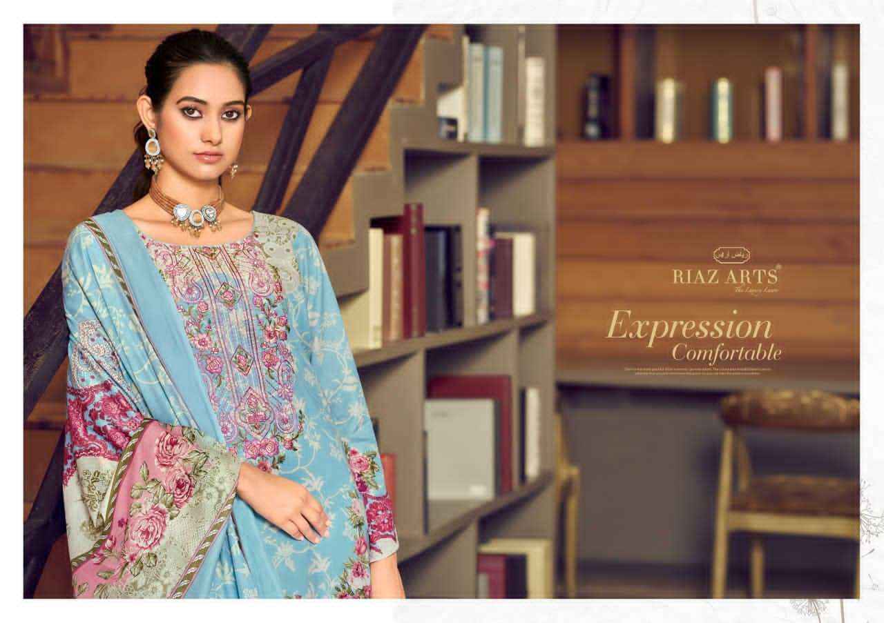 Riaz Arts Musafir Vol 32 Premium Wear Cotton Salwar Kameez Wholesale Rate ( 6 Pcs Catalog )