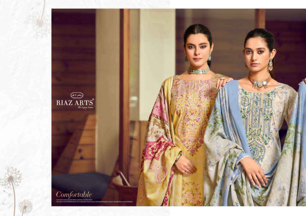Riaz Arts Musafir Vol 32 Premium Wear Cotton Salwar Kameez Wholesale Rate ( 6 Pcs Catalog )