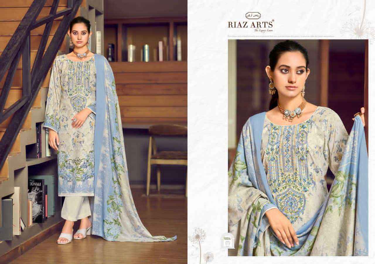 Riaz Arts Musafir Vol 32 Premium Wear Cotton Salwar Kameez Wholesale Rate ( 6 Pcs Catalog )