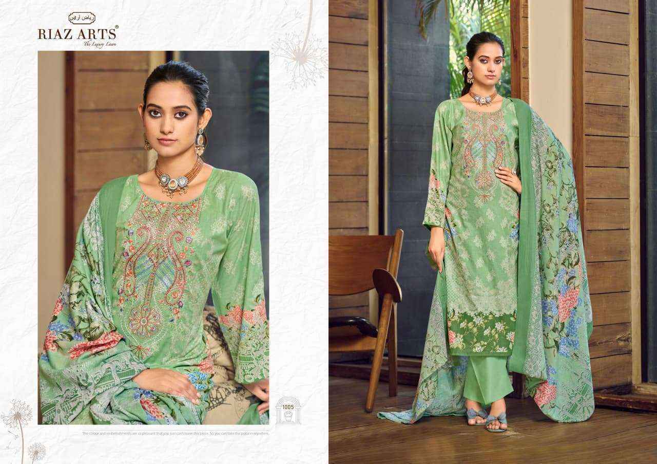 Riaz Arts Musafir Vol 33 Lawn Cotton Salwar Kameez Wholesale Rate ( 6 Pcs Catalog )