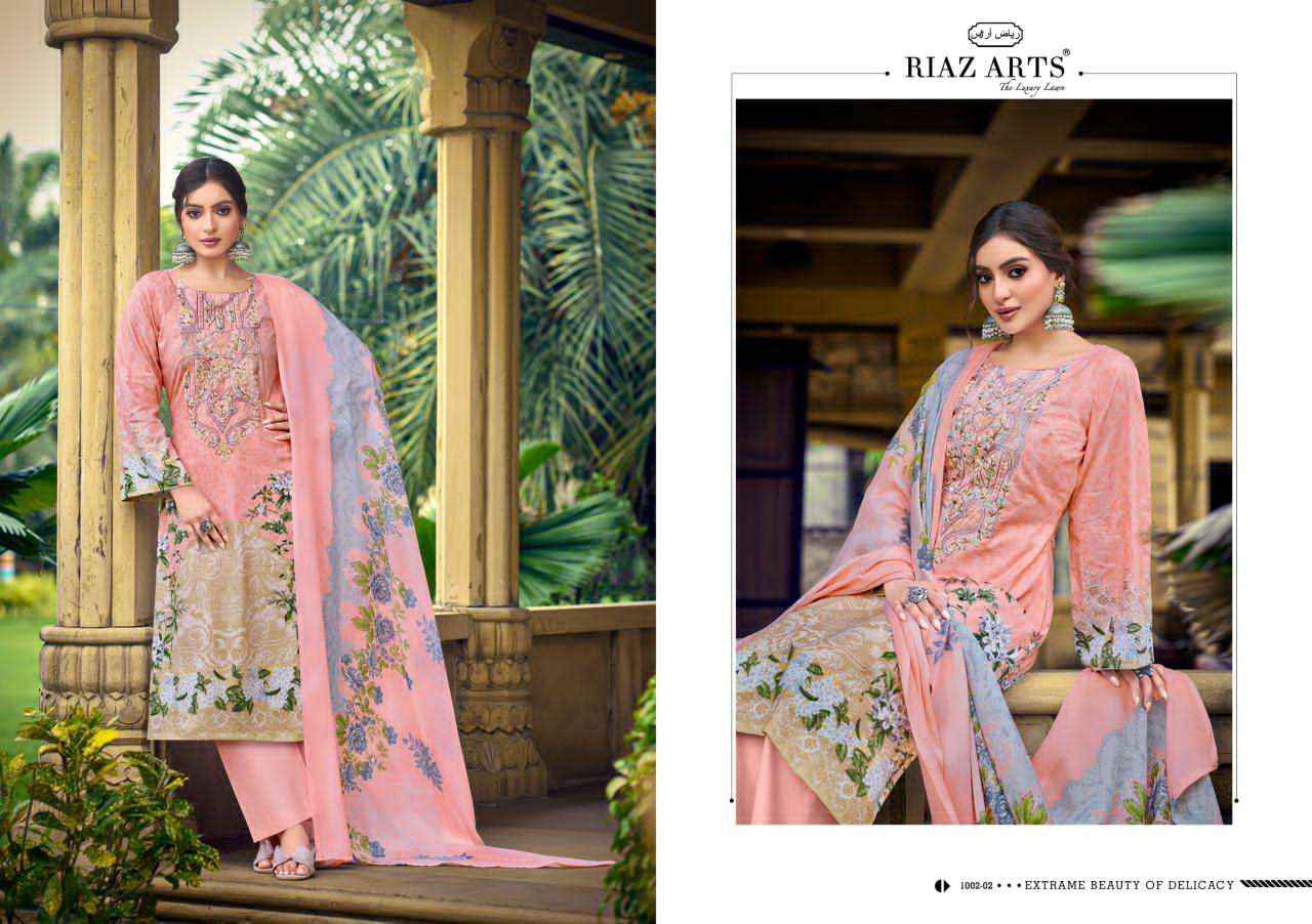 Riaz Arts Musafir Vol 35 Exclusive Cotton Salwar Kameez Wholesale Rate ( 6 Pcs Catalog )