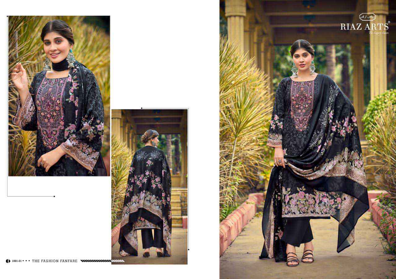 Riaz Arts Musafir Vol 35 Exclusive Cotton Salwar Kameez Wholesale Rate ( 6 Pcs Catalog )