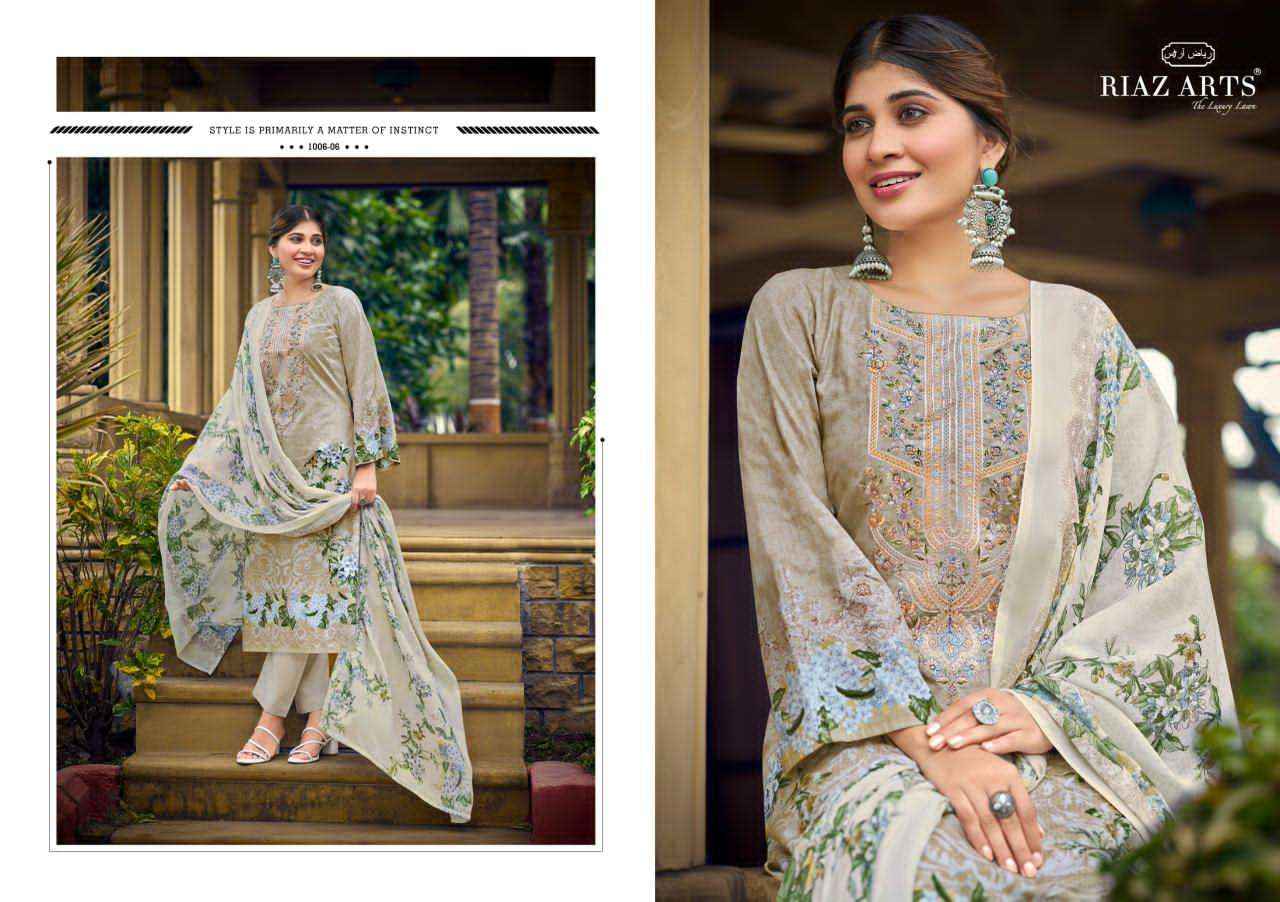 Riaz Arts Musafir Vol 35 Exclusive Cotton Salwar Kameez Wholesale Rate ( 6 Pcs Catalog )