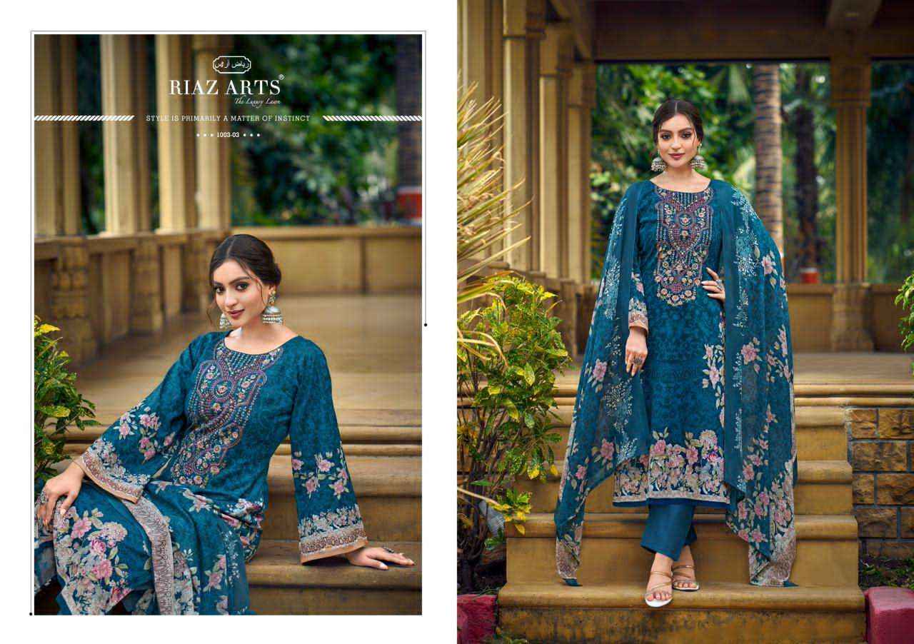 Riaz Arts Musafir Vol 35 Exclusive Cotton Salwar Kameez Wholesale Rate ( 6 Pcs Catalog )