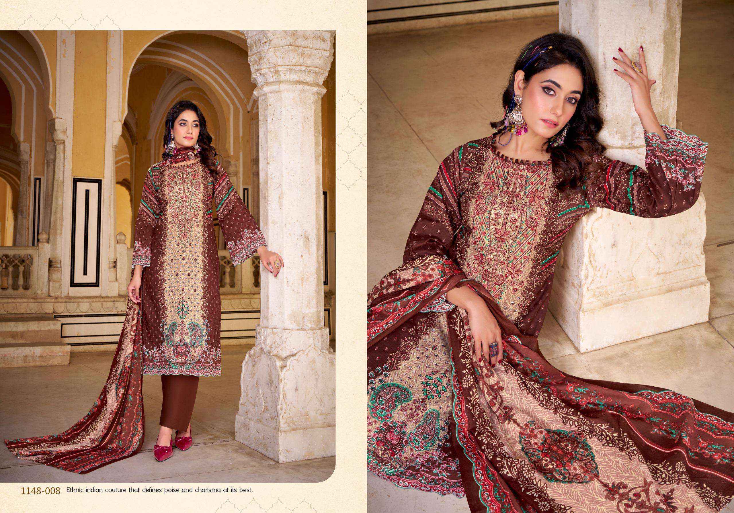 Romani Aarzu Vol 32 Cotton Salwar Kameez Wholesale Rate ( 8 Pcs Catalog )