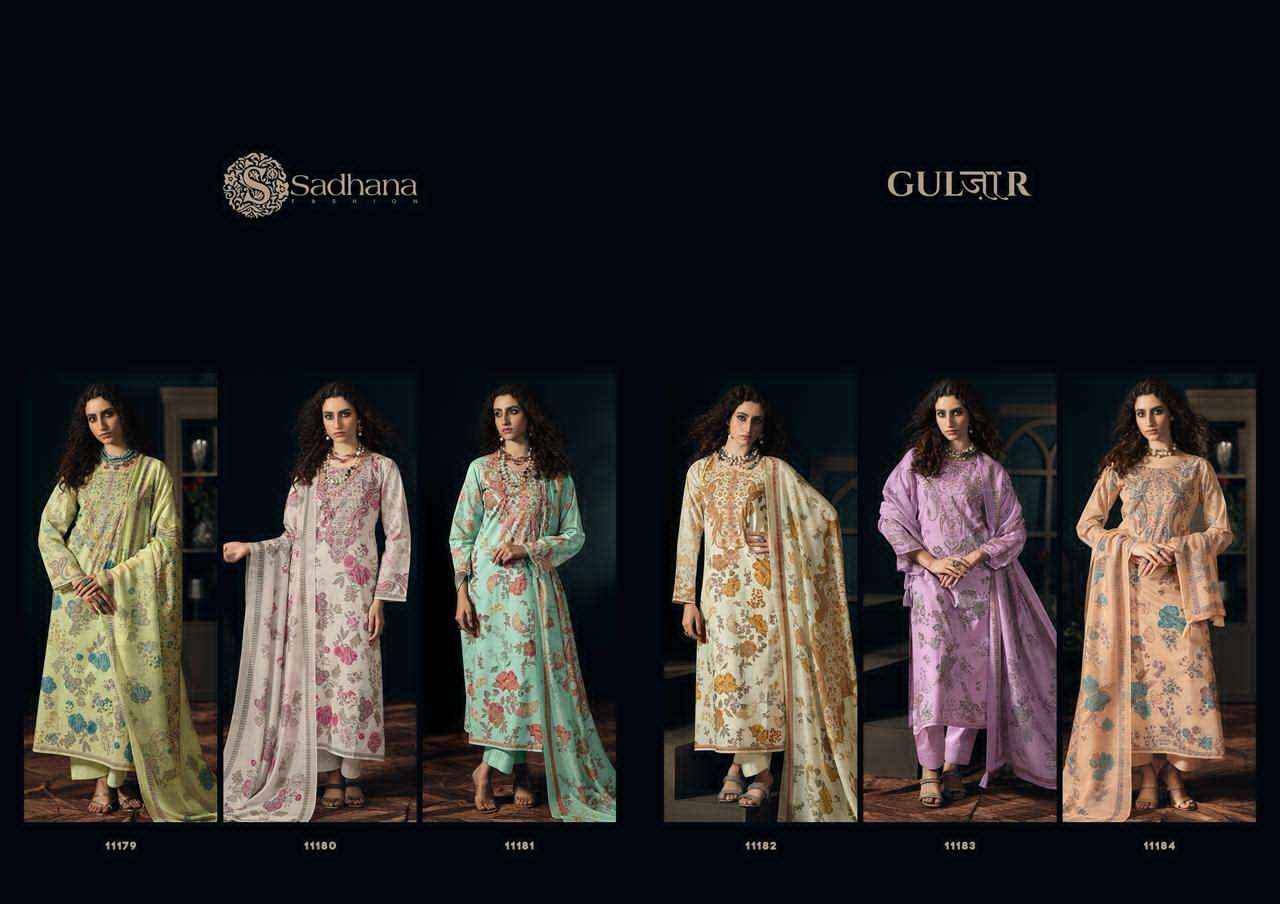 Sadhana Gulzar Cotton Digital Printed Ladies Salwar Kameez Wholesale Rate ( 6 Pcs Catalog )