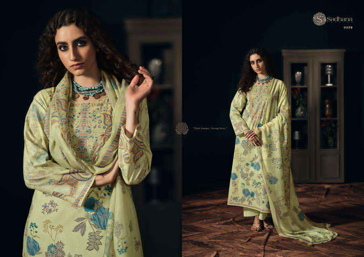 Sadhana Gulzar Cotton Digital Printed Ladies Salwar Kameez Wholesale Rate ( 6 Pcs Catalog )