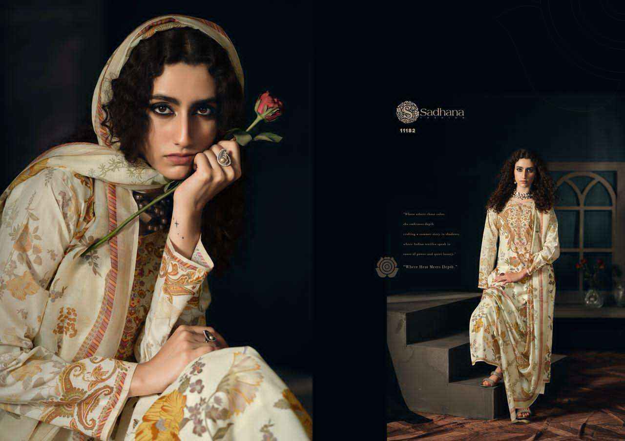 Sadhana Gulzar Cotton Digital Printed Ladies Salwar Kameez Wholesale Rate ( 6 Pcs Catalog )