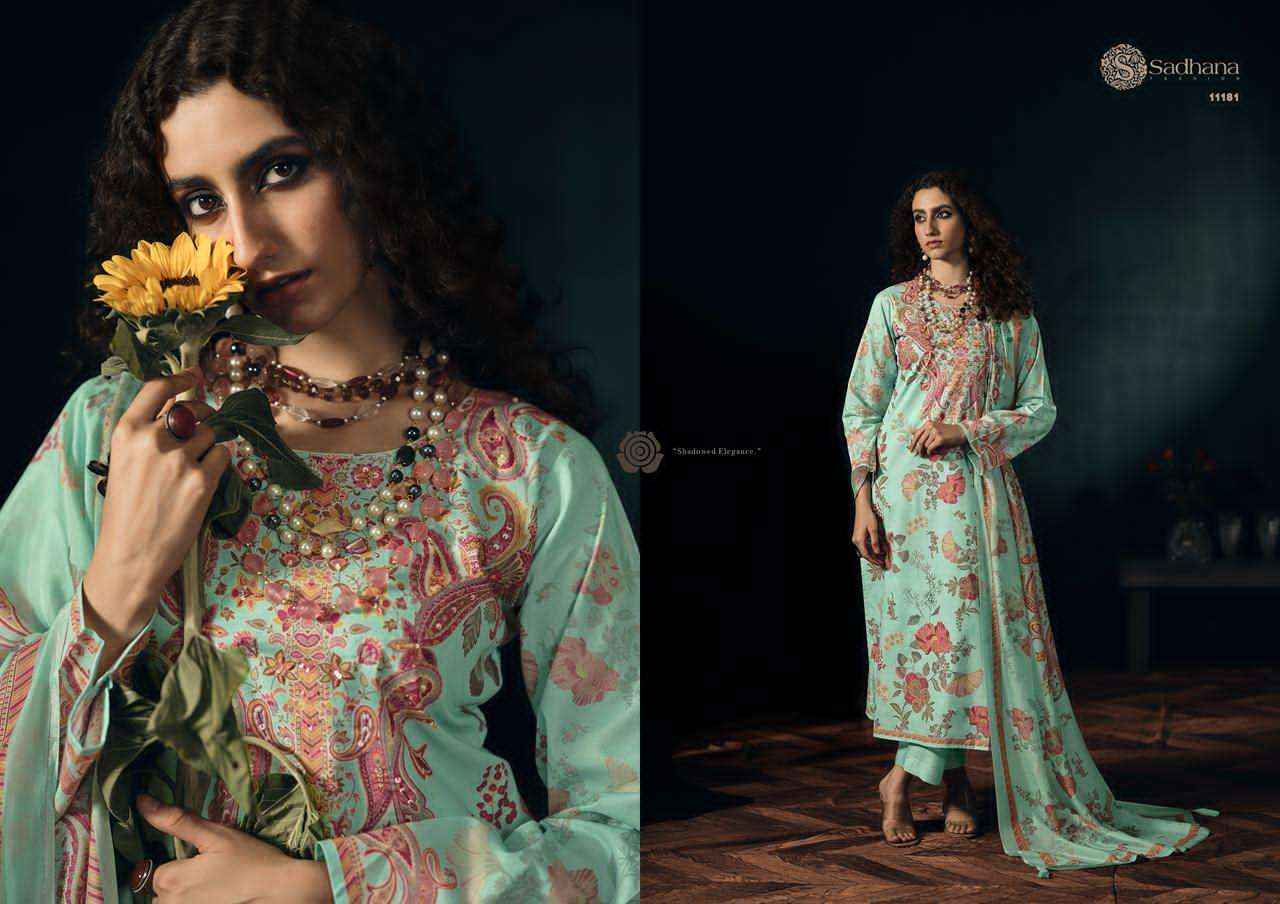 Sadhana Gulzar Cotton Digital Printed Ladies Salwar Kameez Wholesale Rate ( 6 Pcs Catalog )