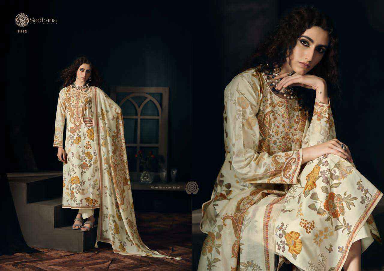 Sadhana Gulzar Cotton Digital Printed Ladies Salwar Kameez Wholesale Rate ( 6 Pcs Catalog )