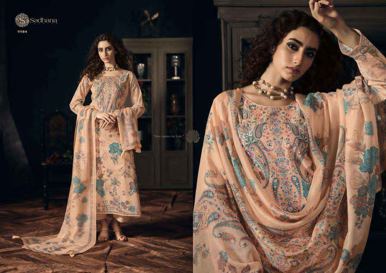 Sadhana Gulzar Cotton Digital Printed Ladies Salwar Kameez Wholesale Rate ( 6 Pcs Catalog )