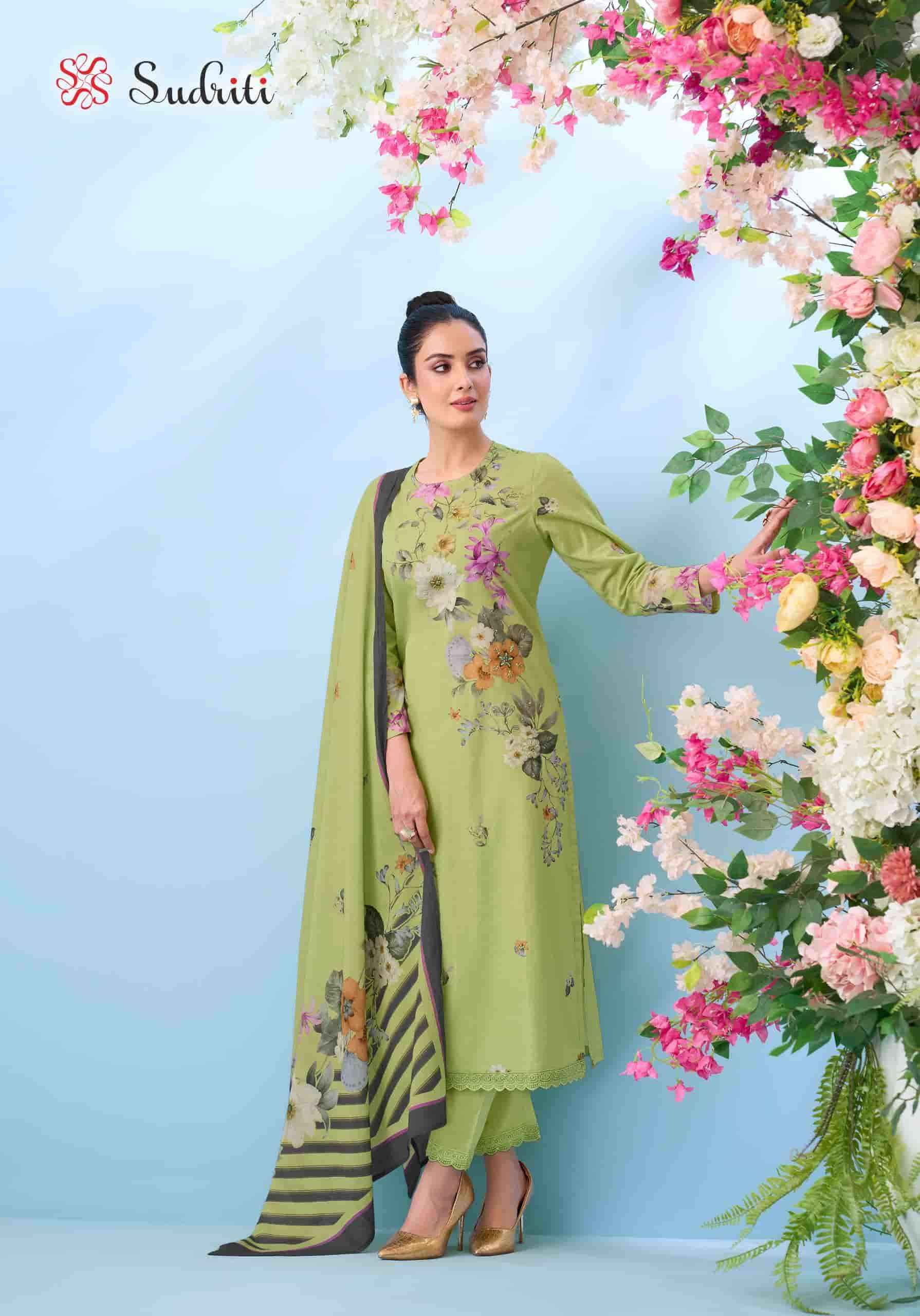Sahiba Sudriti Bloom Theory Pure Cotton Salwar Kameez Wholesale Price ( 6 Pcs Catalogue )