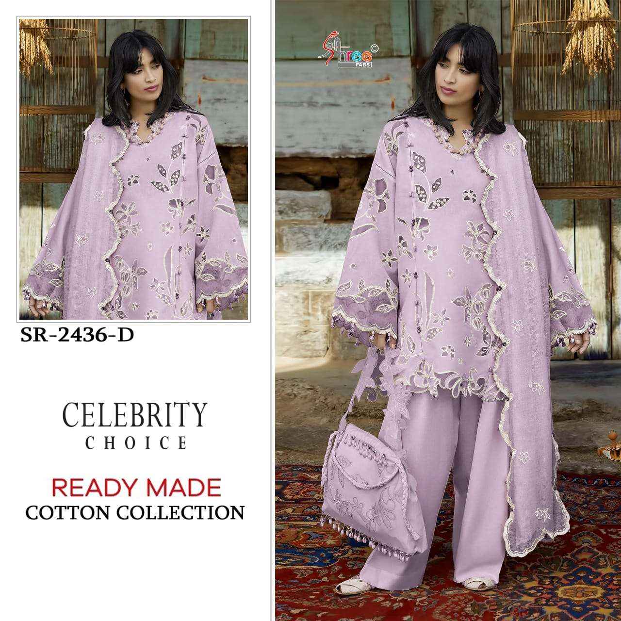 Shree Fabs Sr 2436 Abcd Latest Designer Pakistani Readymade Suit Wholesale Rate ( 4 Pcs Catalog )