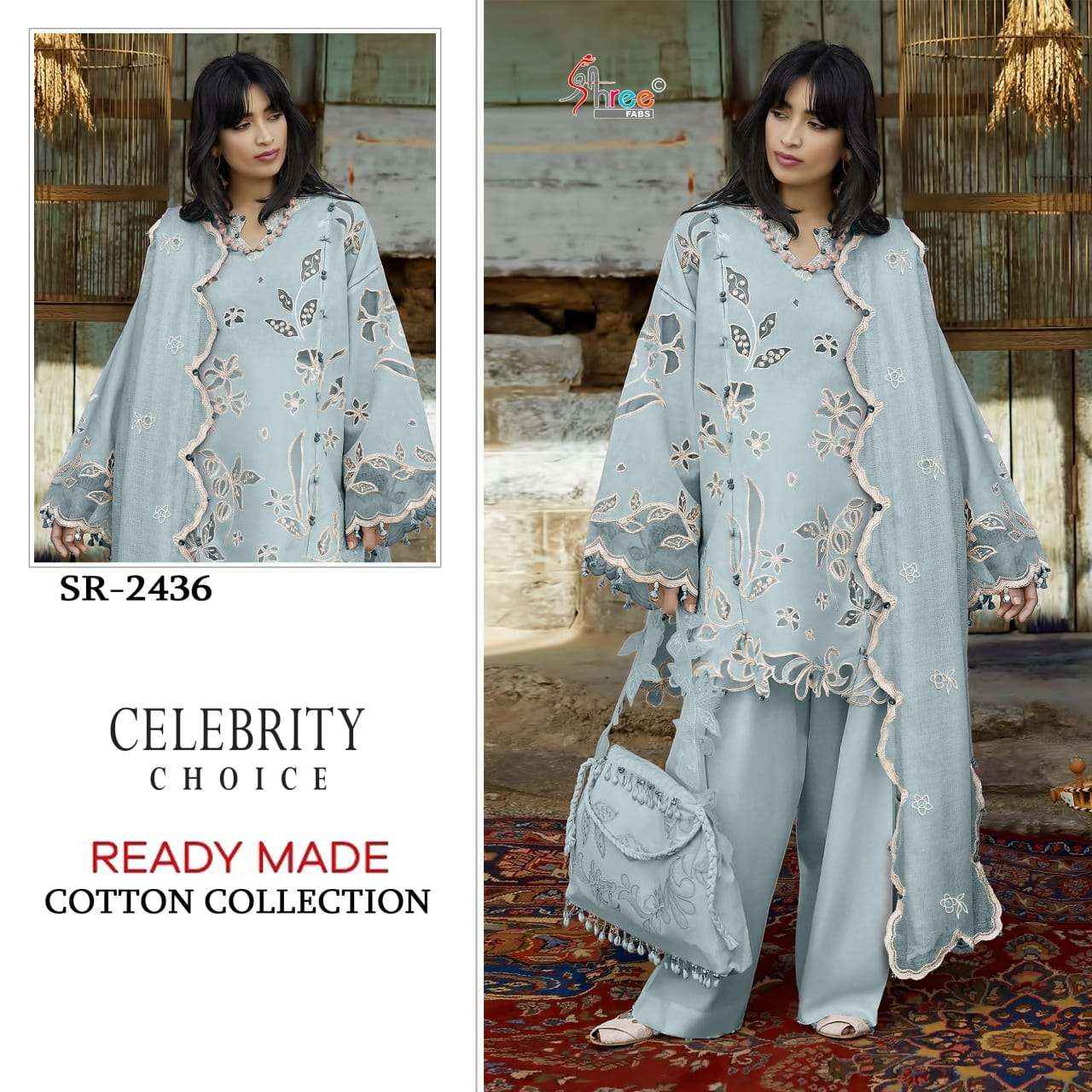 Shree Fabs Sr 2436 Abcd Latest Designer Pakistani Readymade Suit Wholesale Rate ( 4 Pcs Catalog )