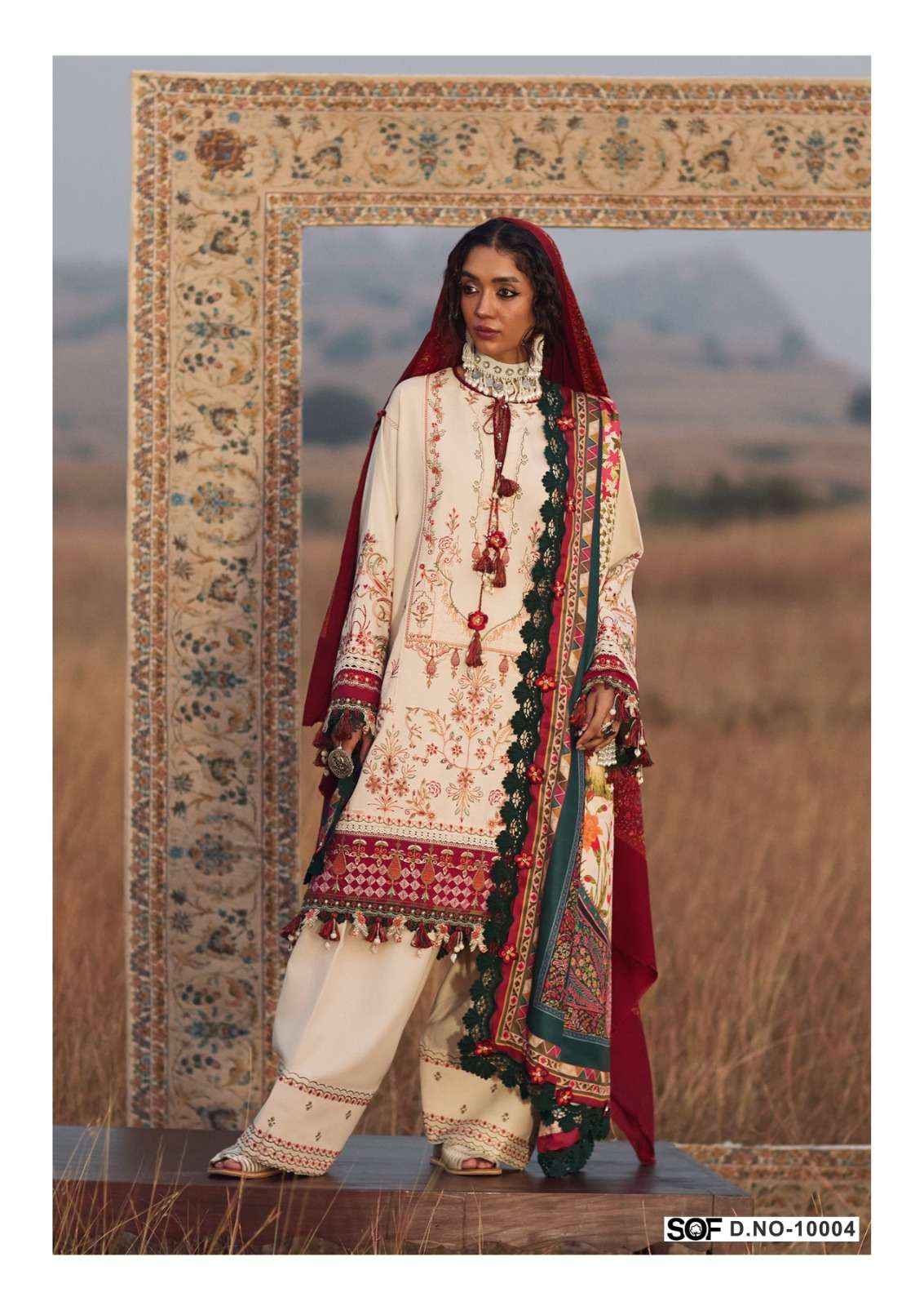 Shree Om Fab Aliya B Vol 10 Pure Lawn Dress Material Wholesale Price ( 6 Pcs Catalogue )