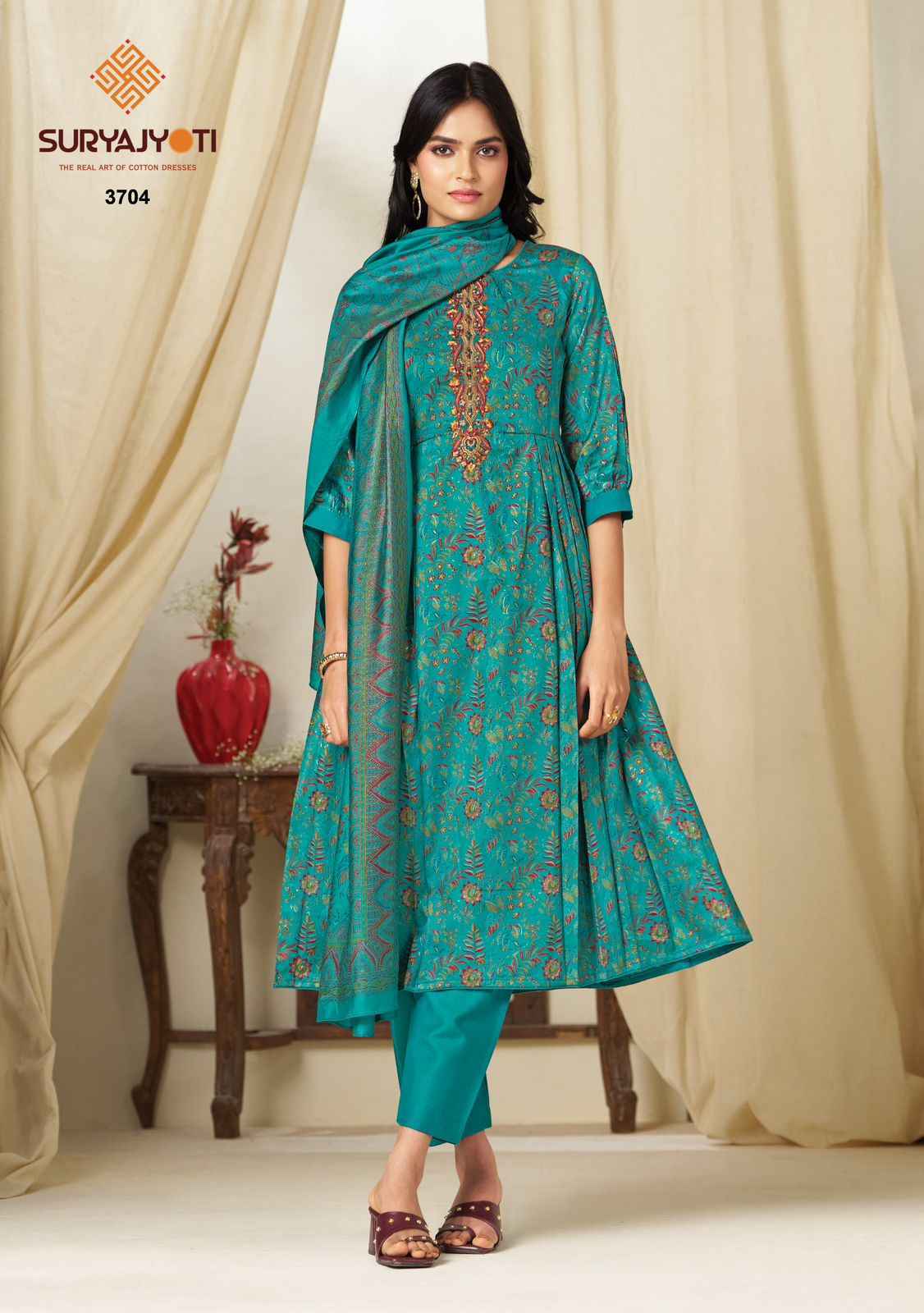 Suryajyoti Kalki Vol 37 Jam Satin Dress Material Wholesale Price 8 Pcs Catalouge