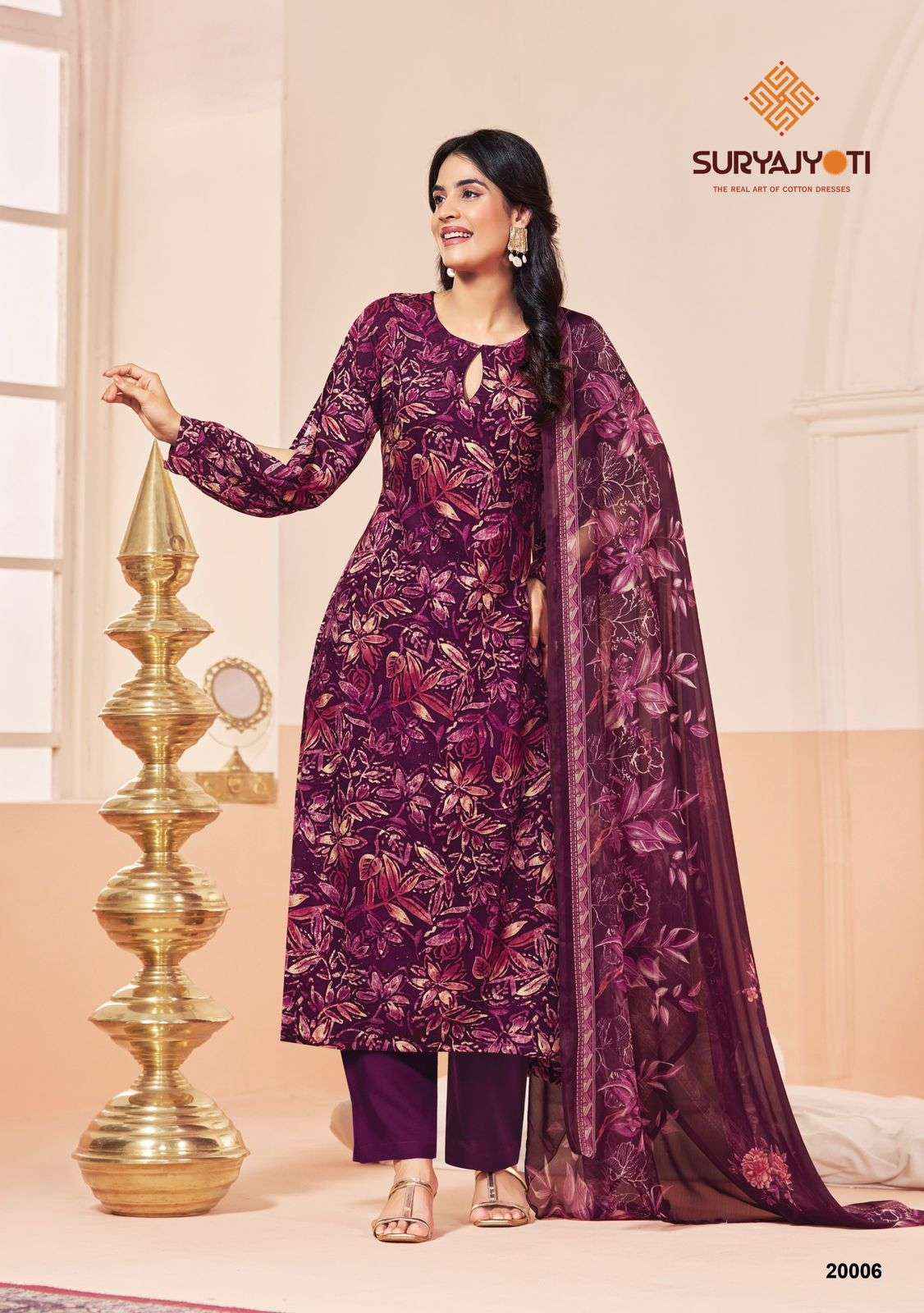 Suryajyoti Princess Vol 20 Fancy Rayon Dress Material Surat Wholesaler ( 10 Pcs Catalogue )