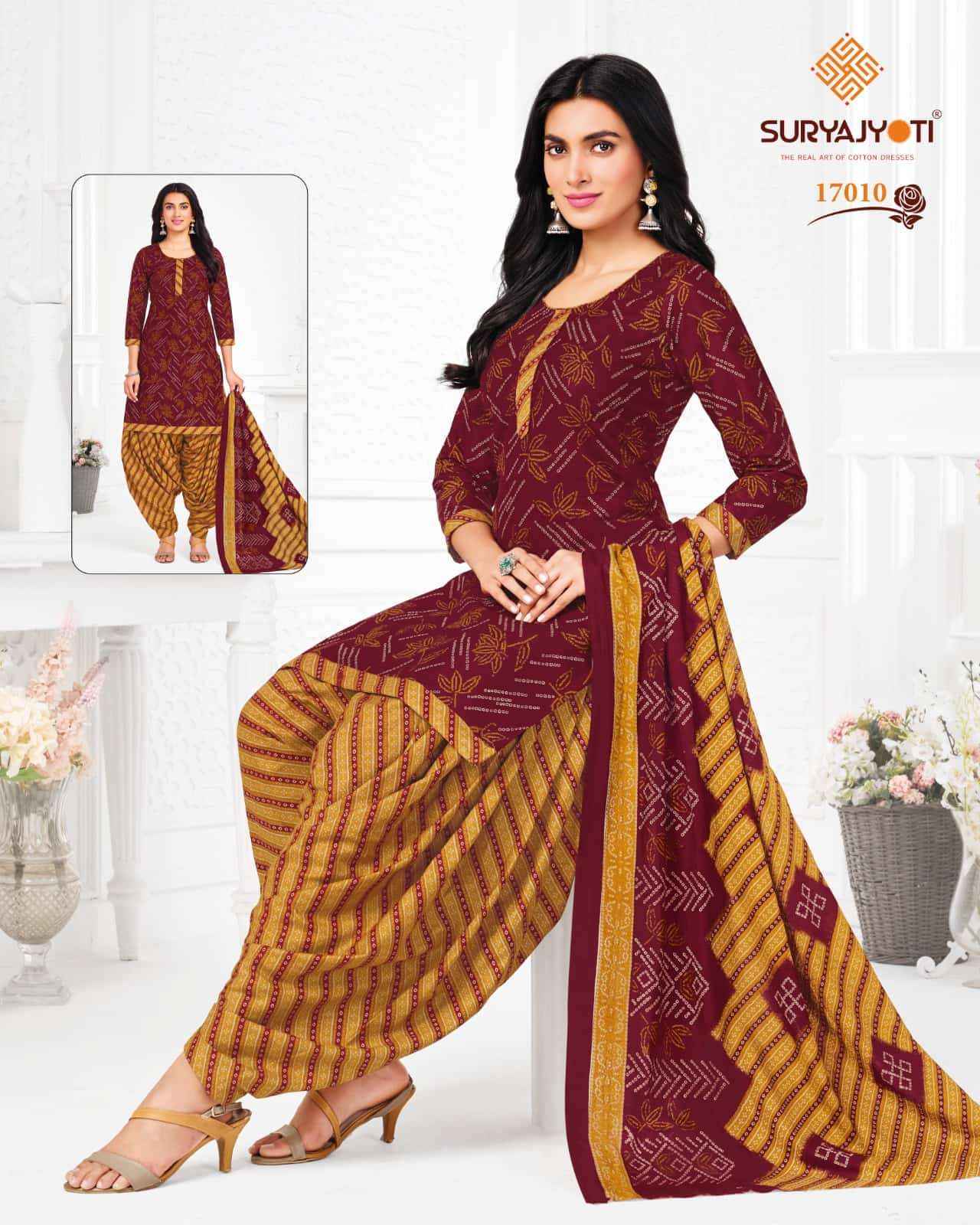 Suryajyoti Sui Dhaga Vol 25 Readymade Cotton Suit Wholesale Market Surat ( 18 Pcs Catalogue )