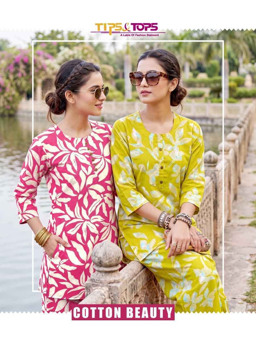 Tips & Tops Cotton Beauty Cotton Co Ord Set Wholesale Price ( 6 Pc Catalogue )