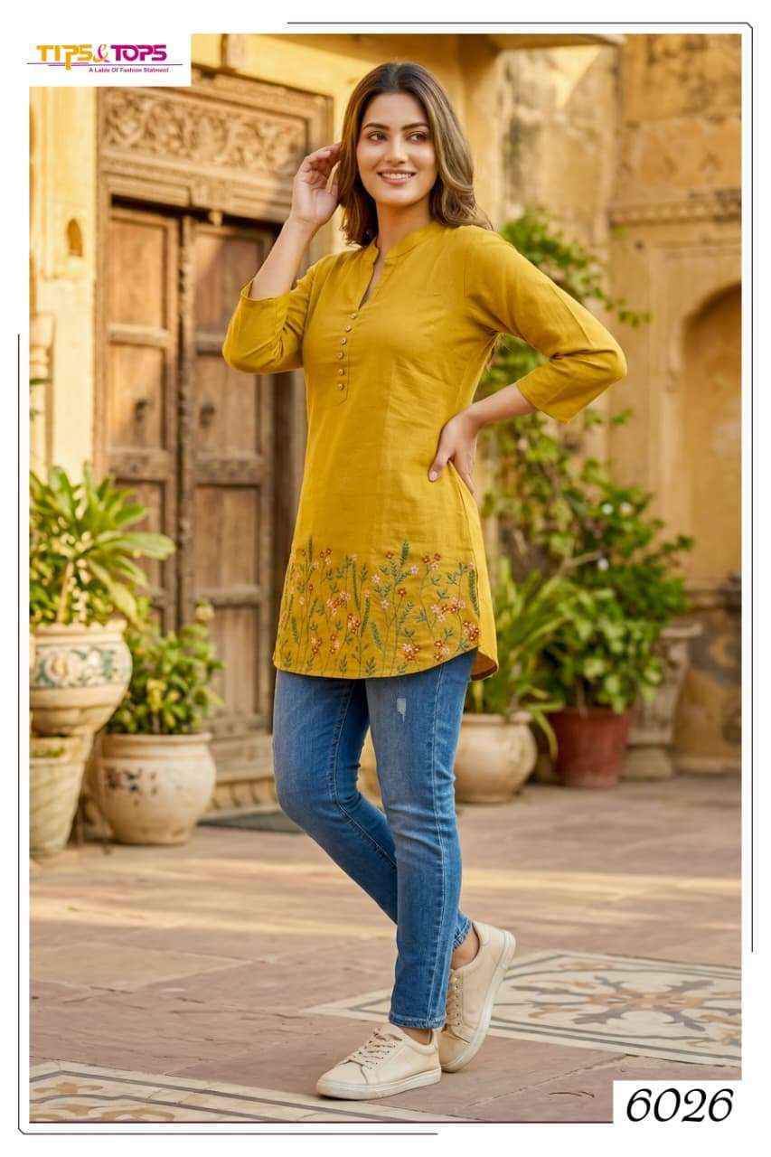 Tips & Tops Polo Rayon Weastern Top Wholesale online Price ( 6 pcs Catalogue )