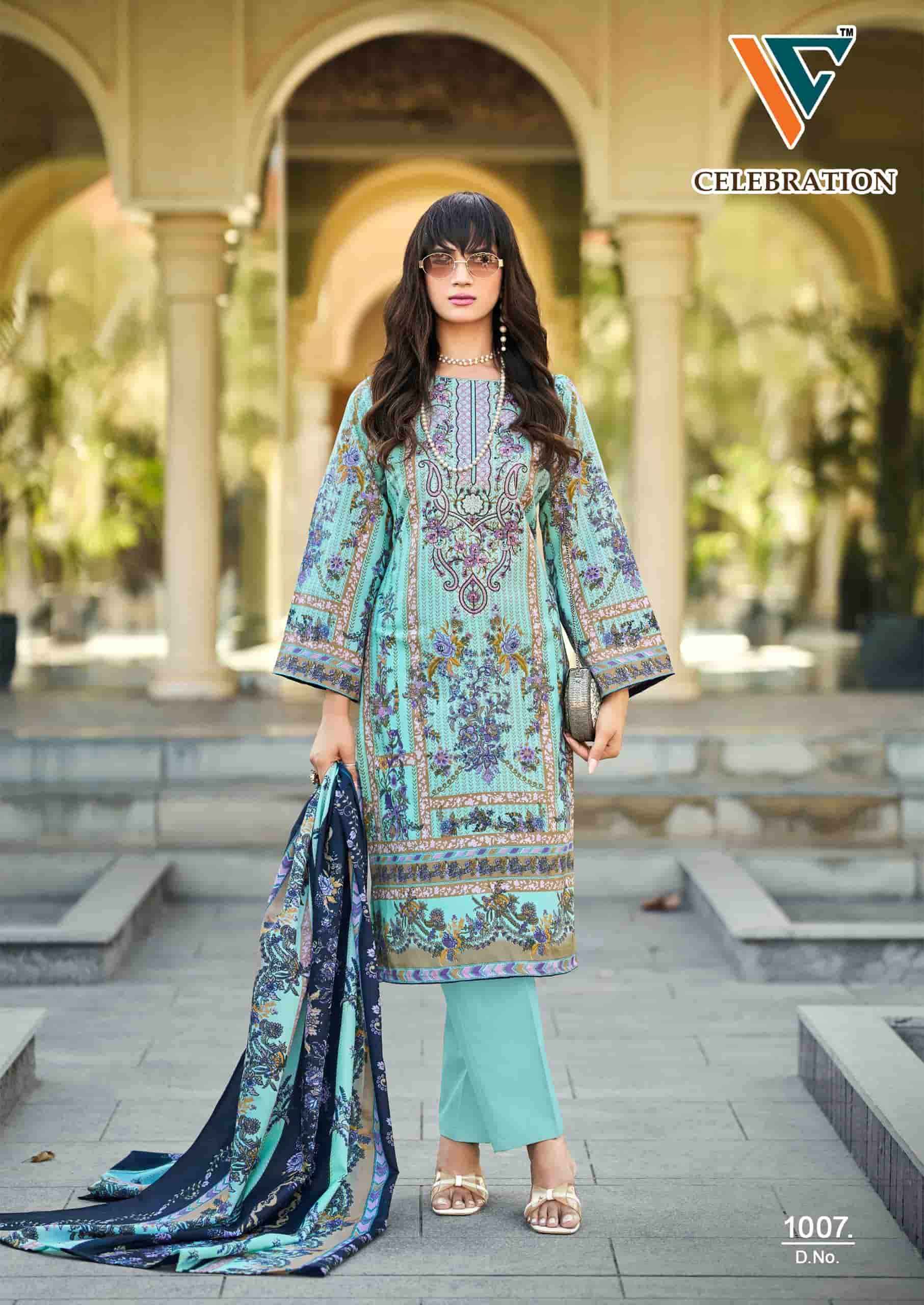 Vandana Fashion Celebration Vol 1 Designer Printed Cotton Salwar Kameez Wholesale Rate ( 8 Pcs Catalog )