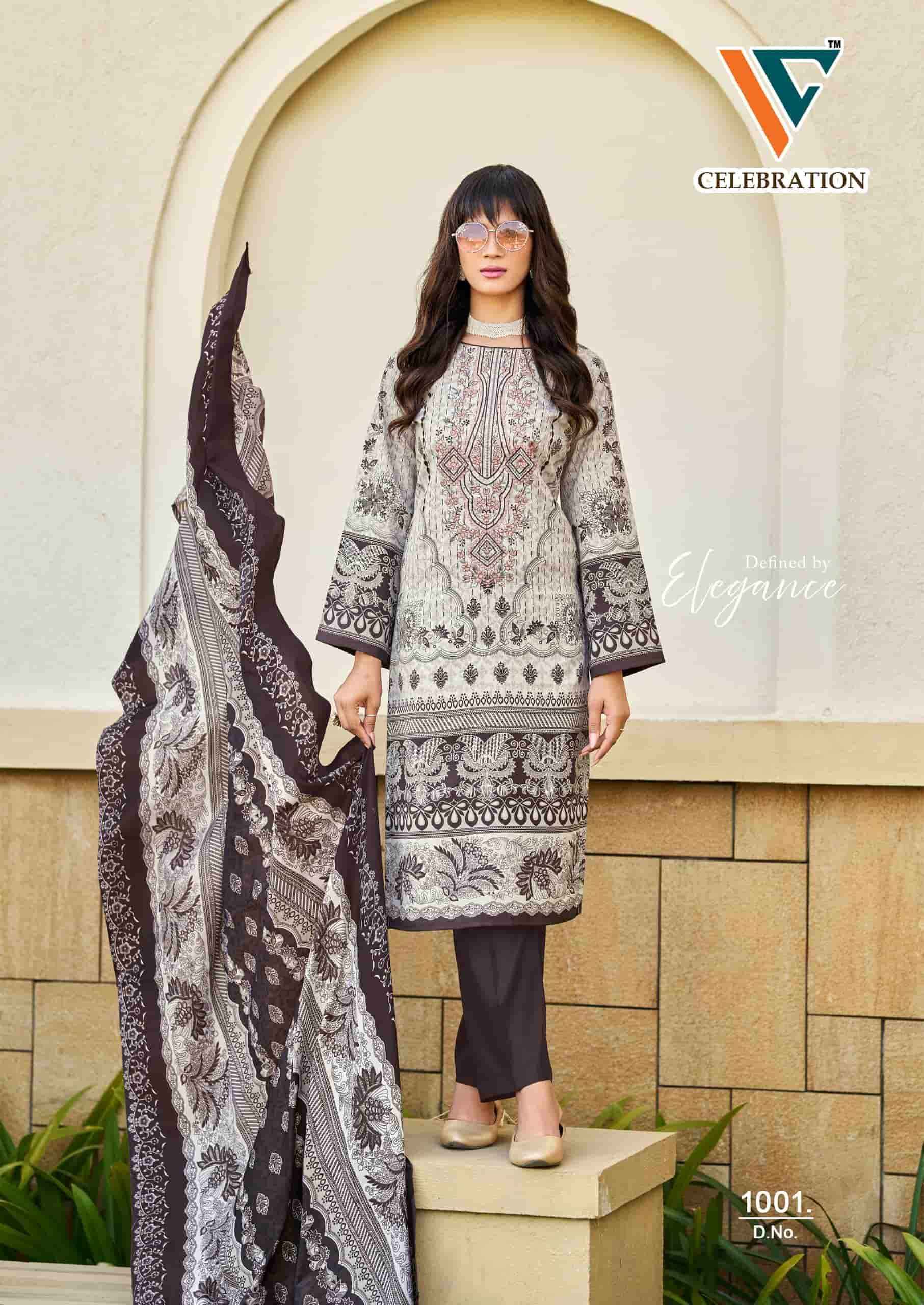 Vandana Fashion Celebration Vol 1 Designer Printed Cotton Salwar Kameez Wholesale Rate ( 8 Pcs Catalog )