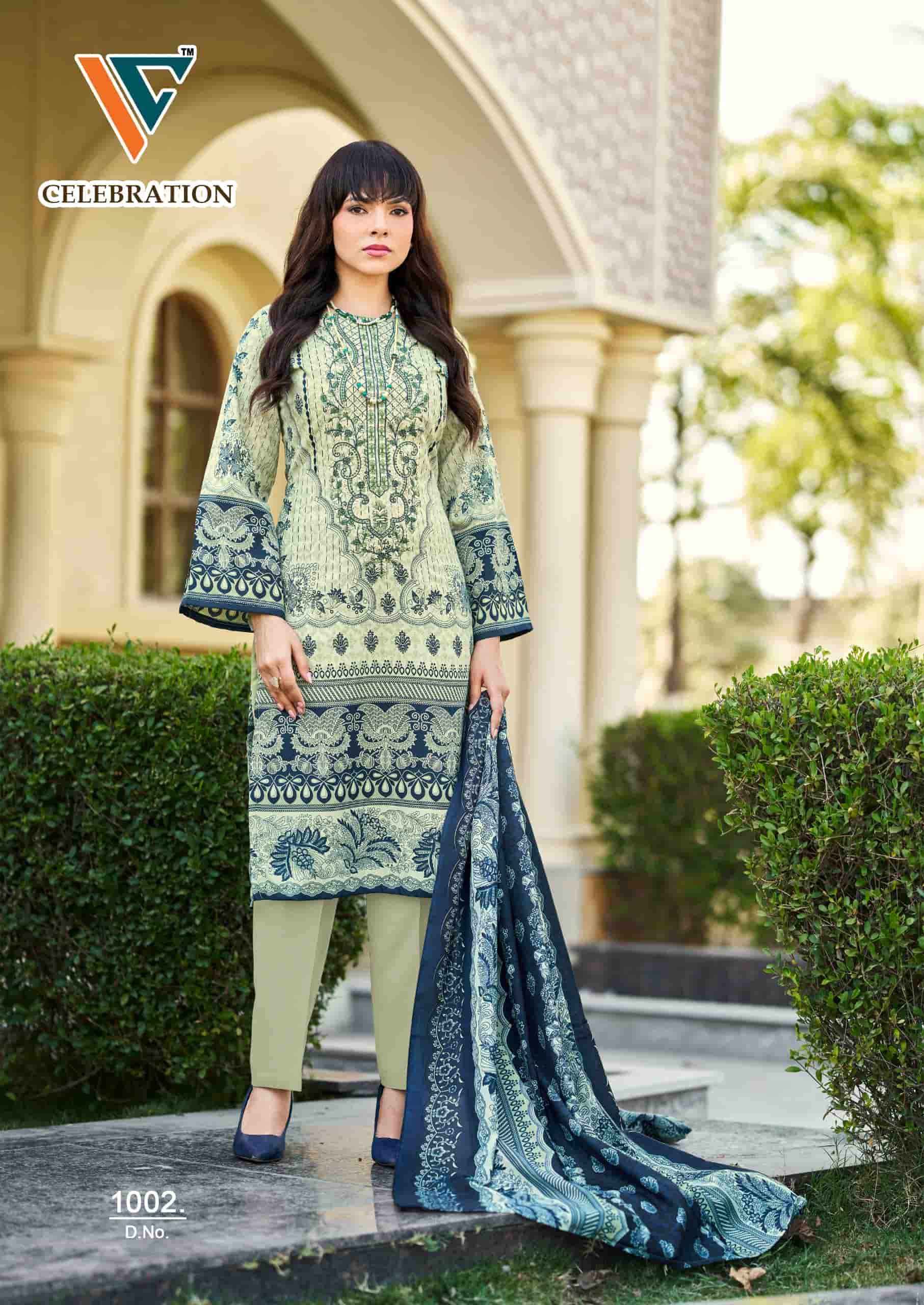 Vandana Fashion Celebration Vol 1 Designer Printed Cotton Salwar Kameez Wholesale Rate ( 8 Pcs Catalog )