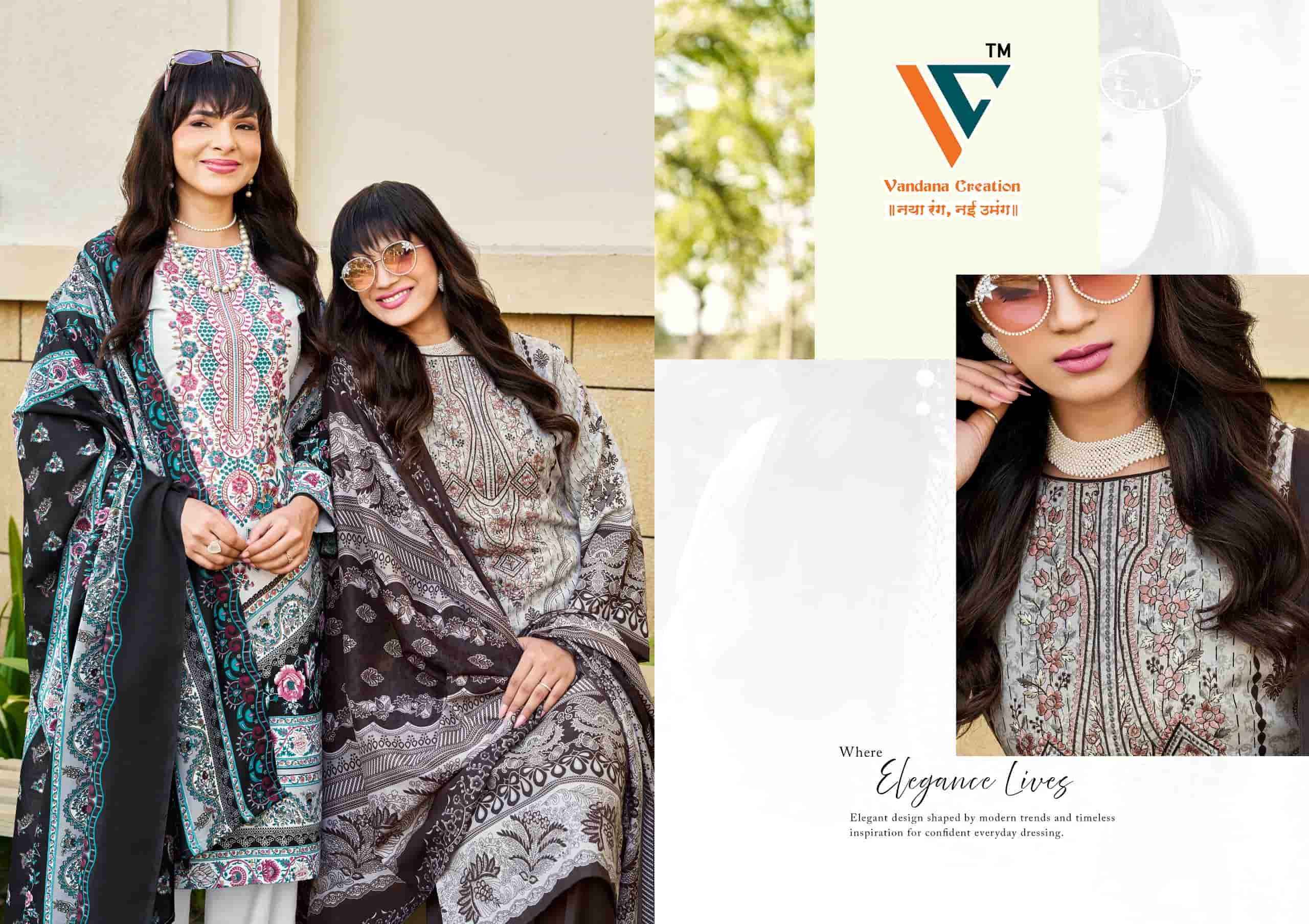 Vandana Fashion Celebration Vol 1 Designer Printed Cotton Salwar Kameez Wholesale Rate ( 8 Pcs Catalog )